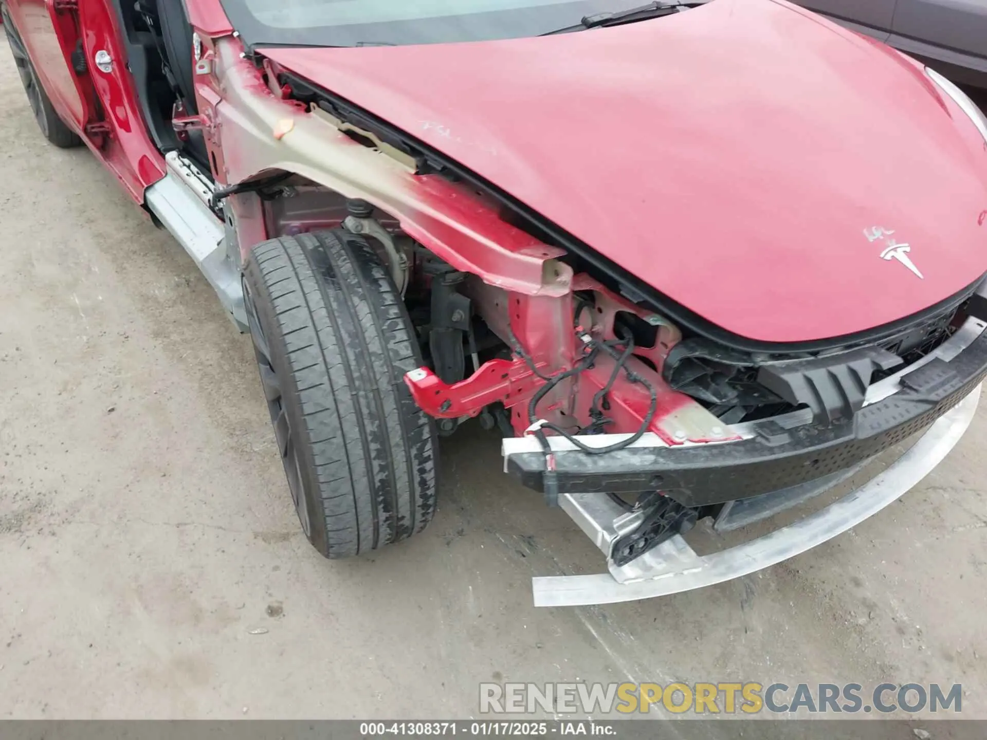 19 Photograph of a damaged car 5YJ3E1ECXNF329188 TESLA MODEL 3 2022