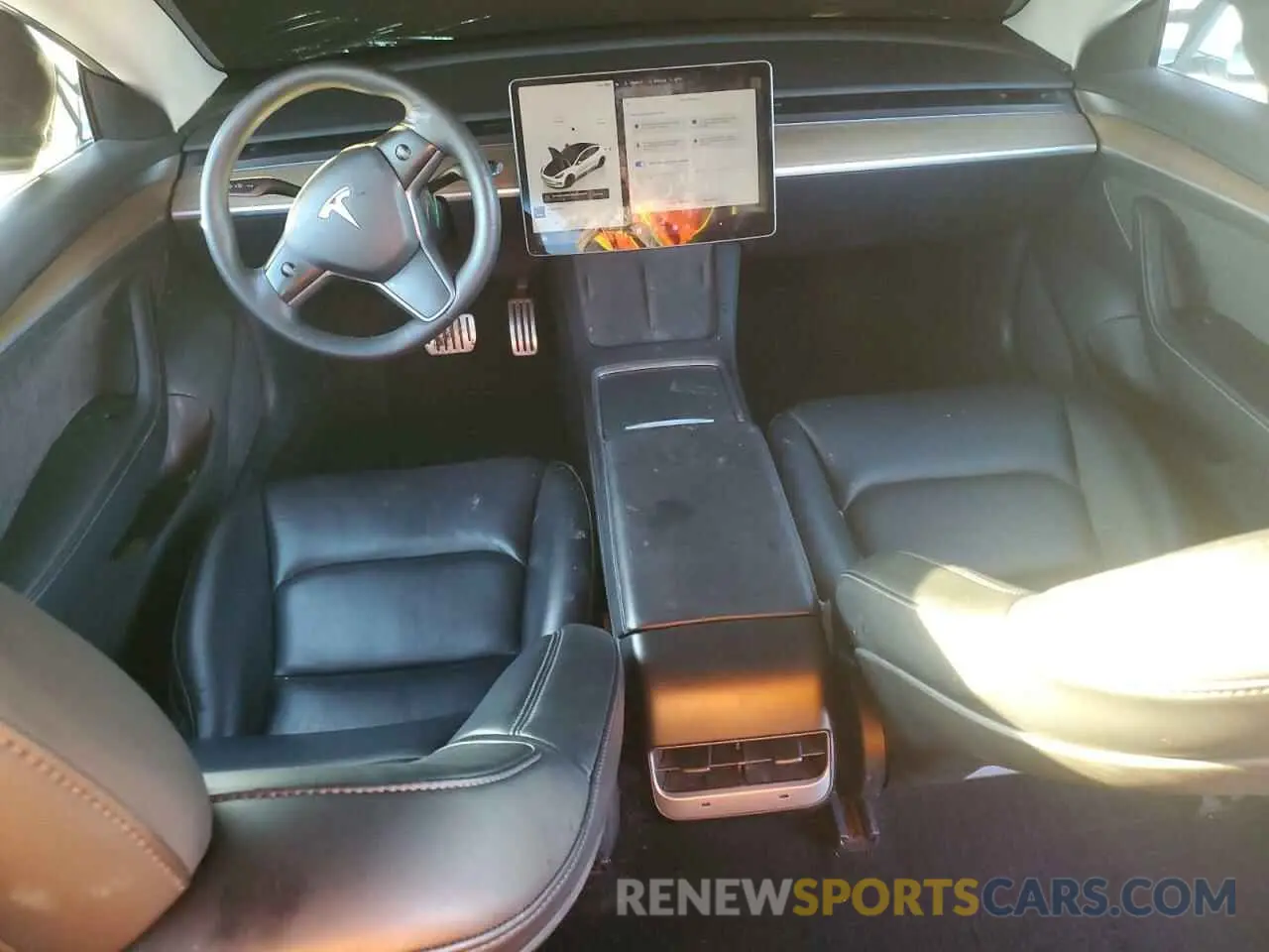 8 Фотография поврежденного автомобиля 5YJ3E1ECXNF354477 TESLA MODEL 3 2022