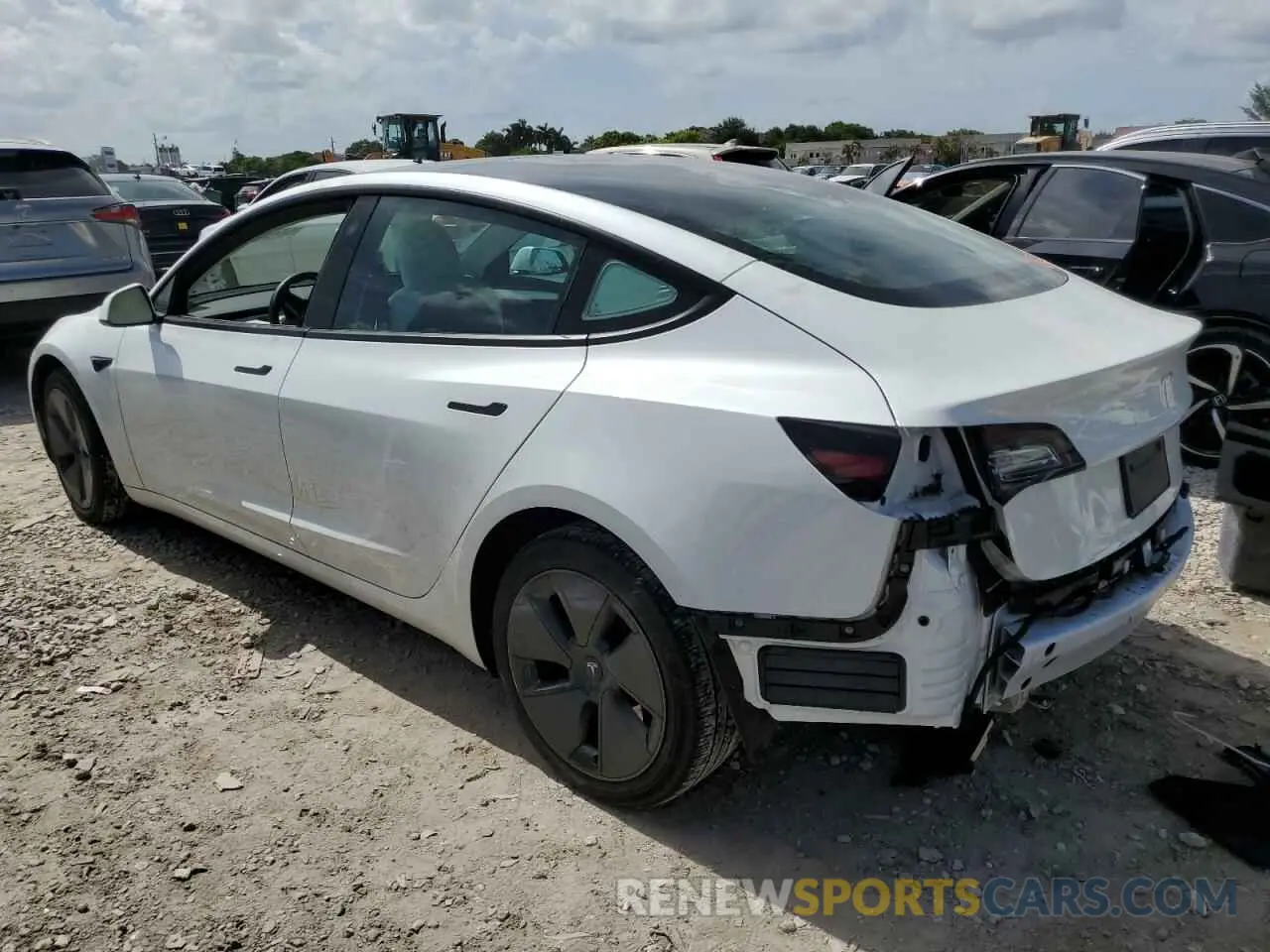 2 Photograph of a damaged car 5YJ3E1EA0PF384251 TESLA MODEL 3 2023