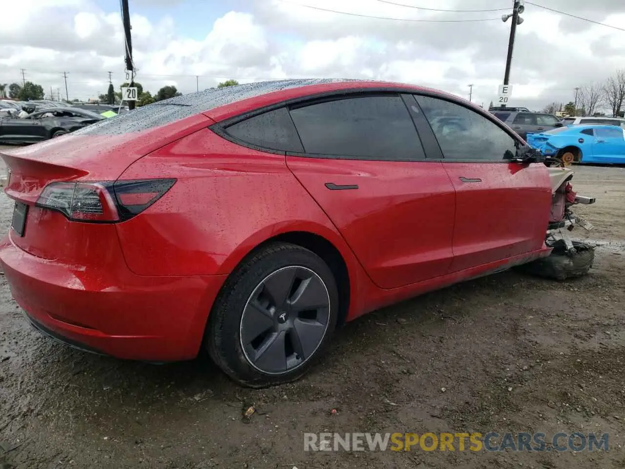 3 Photograph of a damaged car 5YJ3E1EA0PF384959 TESLA MODEL 3 2023