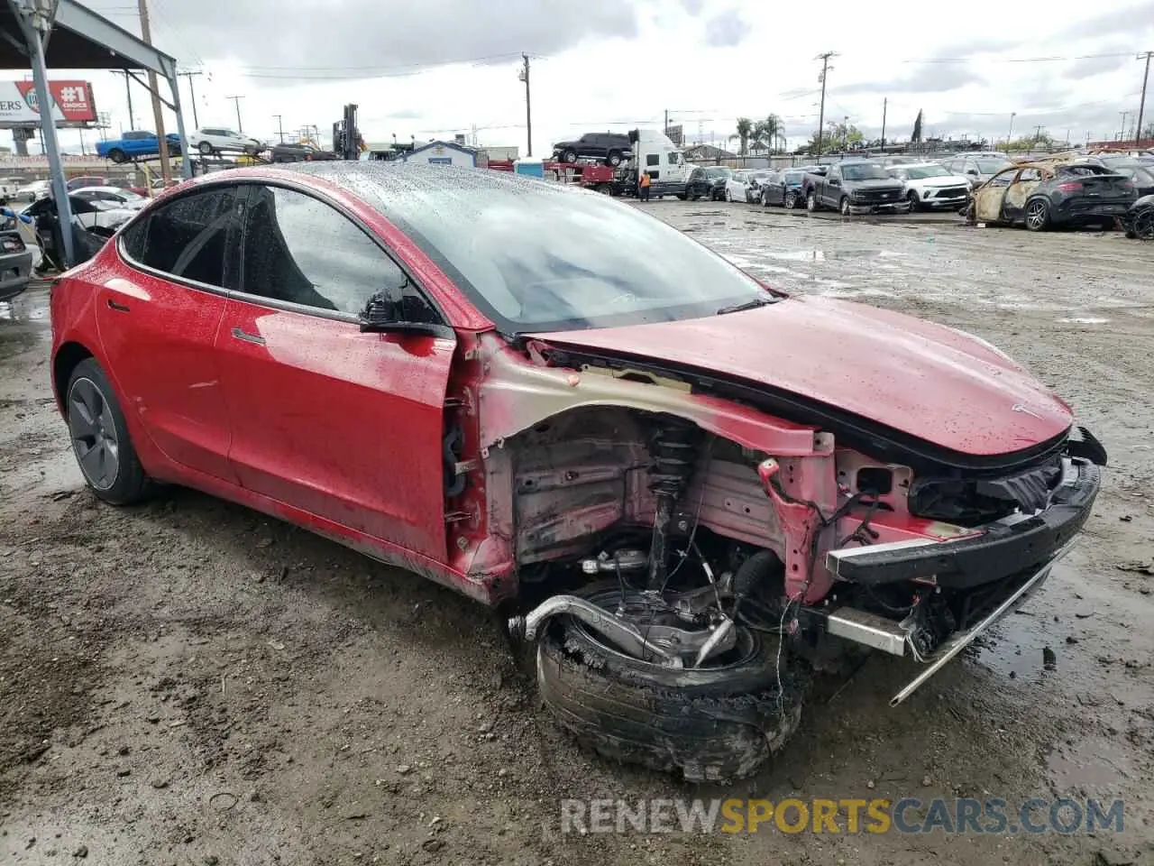 4 Photograph of a damaged car 5YJ3E1EA0PF384959 TESLA MODEL 3 2023
