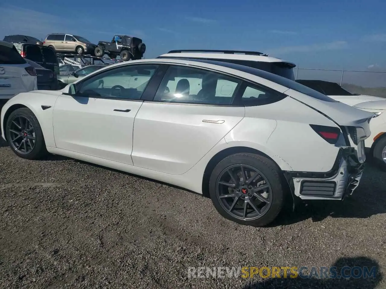2 Фотография поврежденного автомобиля 5YJ3E1EA0PF394780 TESLA MODEL 3 2023
