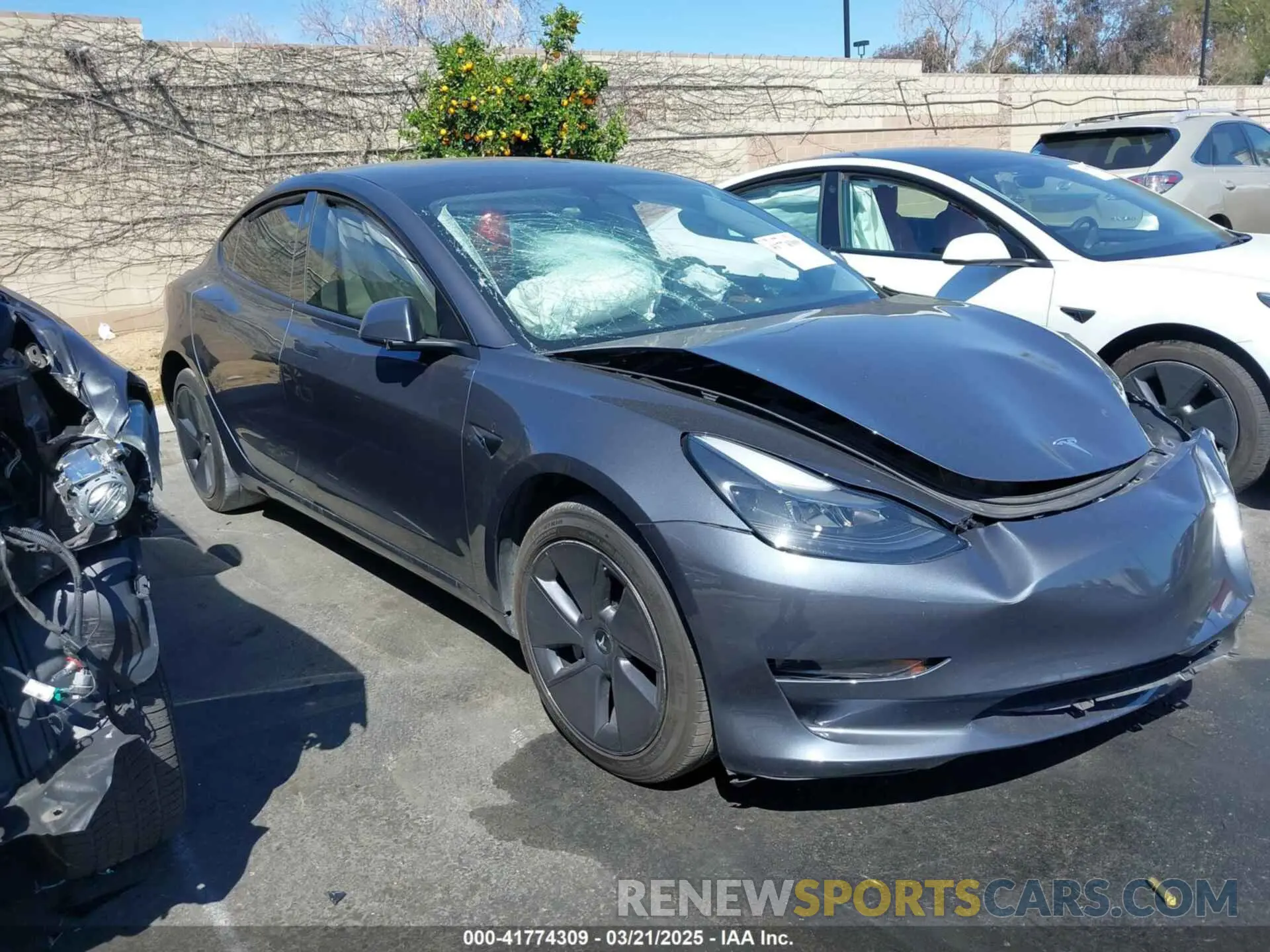 1 Photograph of a damaged car 5YJ3E1EA0PF408774 TESLA MODEL 3 2023