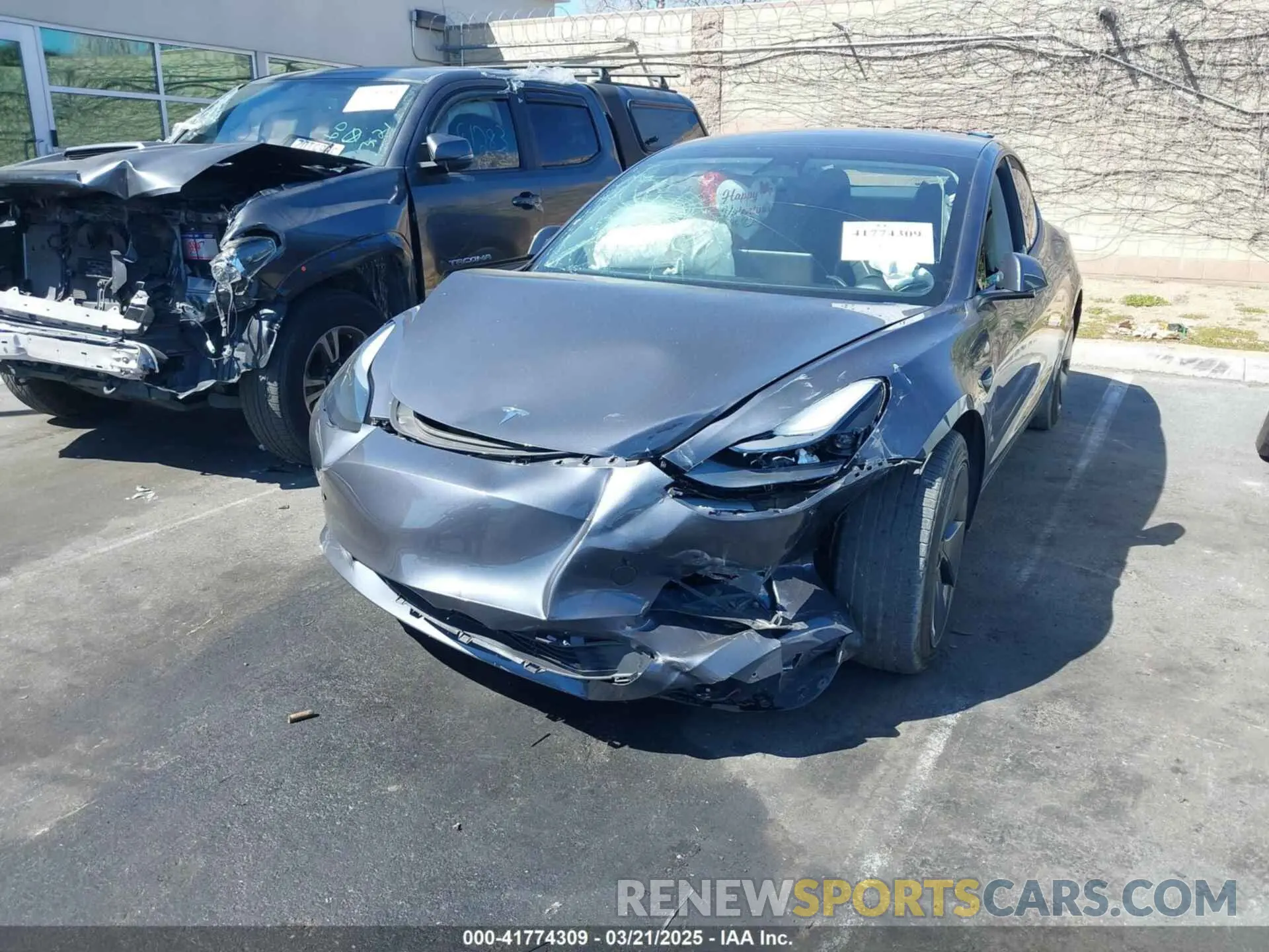 6 Photograph of a damaged car 5YJ3E1EA0PF408774 TESLA MODEL 3 2023