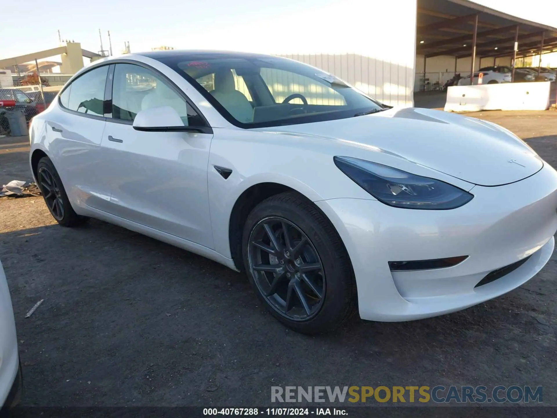 1 Photograph of a damaged car 5YJ3E1EA0PF422609 TESLA MODEL 3 2023