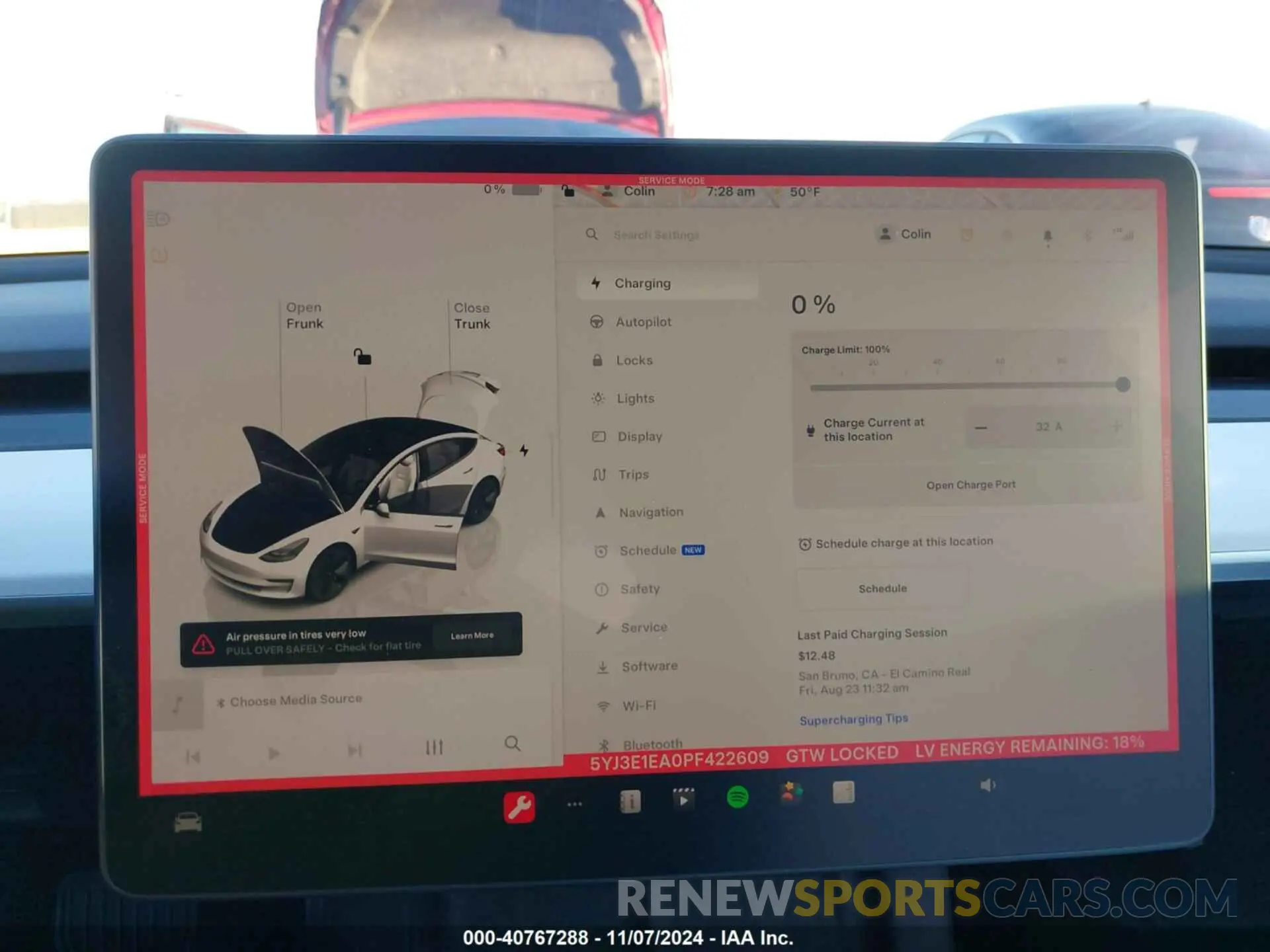 18 Photograph of a damaged car 5YJ3E1EA0PF422609 TESLA MODEL 3 2023