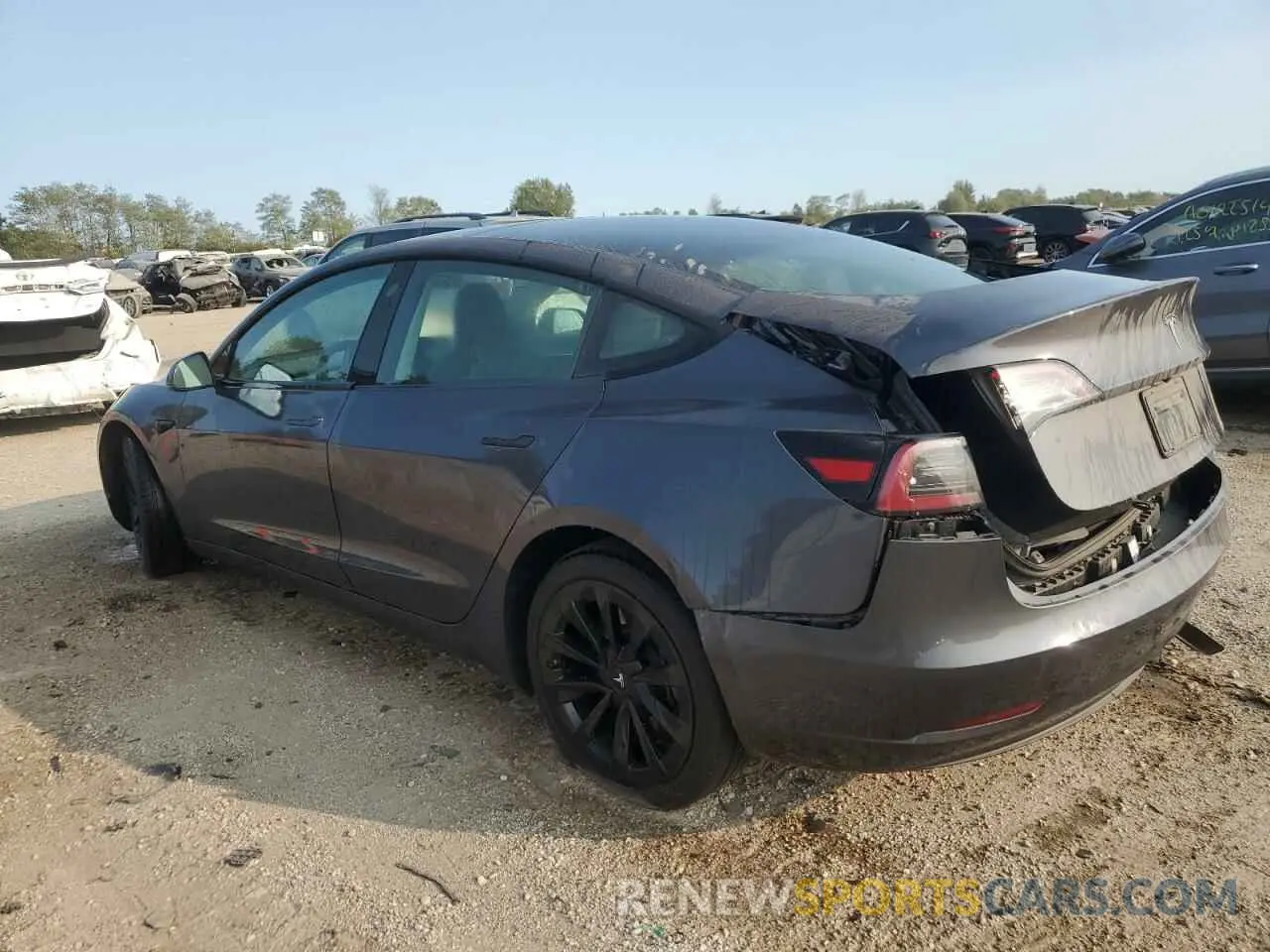 2 Photograph of a damaged car 5YJ3E1EA0PF437014 TESLA MODEL 3 2023