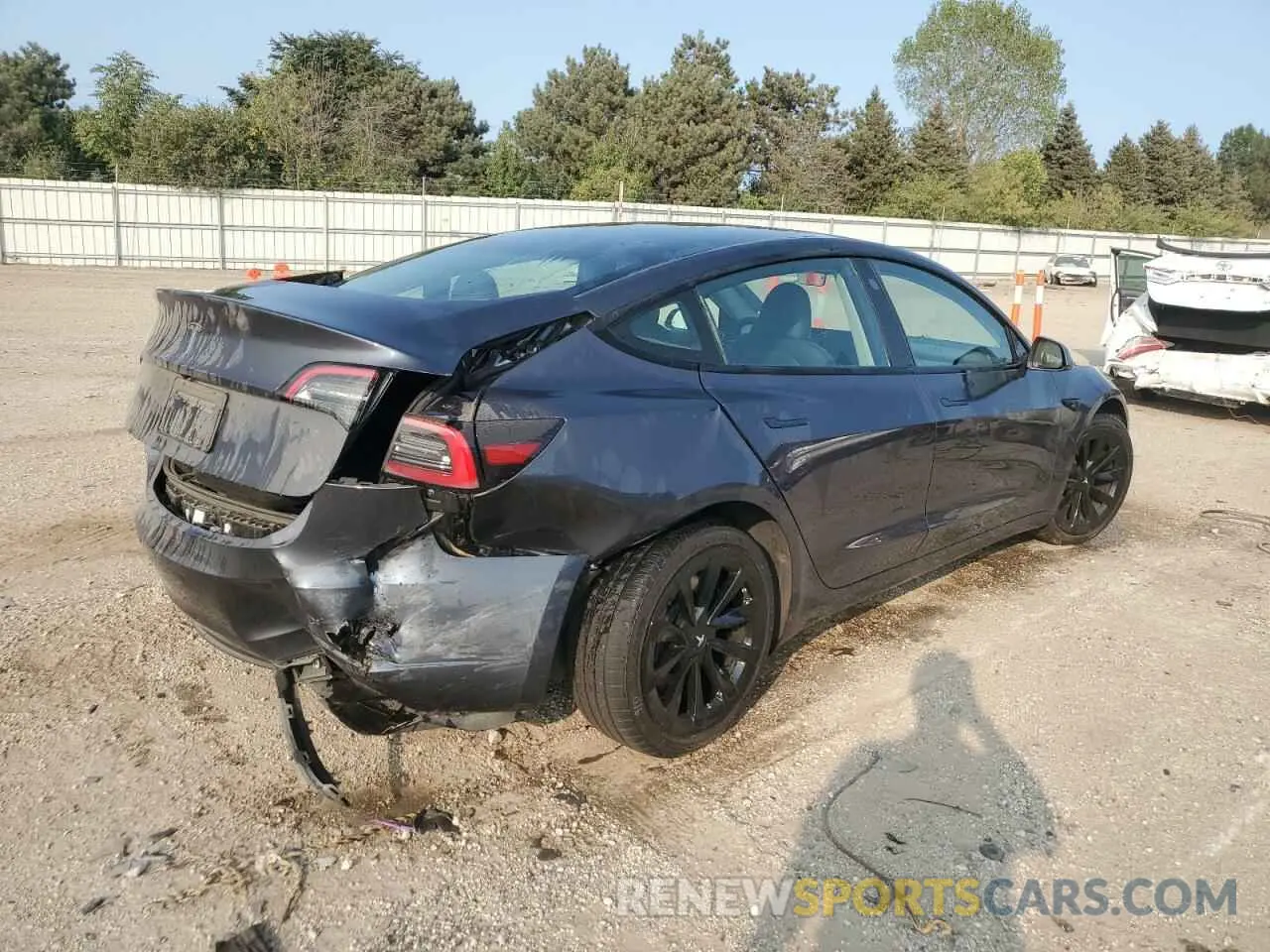 3 Photograph of a damaged car 5YJ3E1EA0PF437014 TESLA MODEL 3 2023