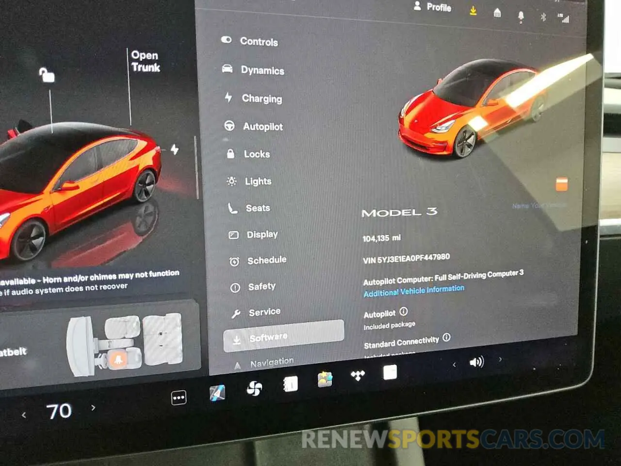 9 Photograph of a damaged car 5YJ3E1EA0PF447980 TESLA MODEL 3 2023