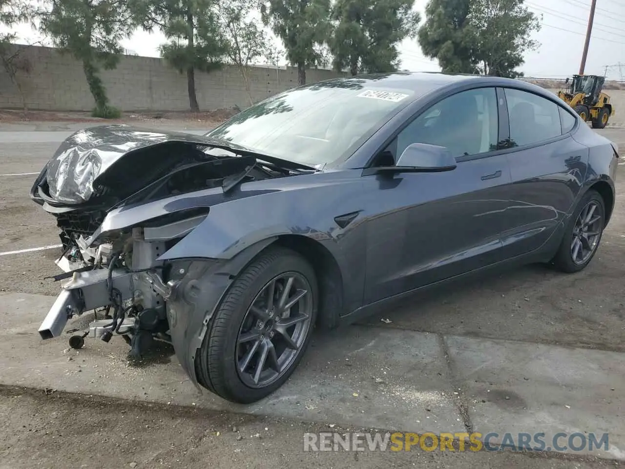 1 Photograph of a damaged car 5YJ3E1EA0PF451592 TESLA MODEL 3 2023