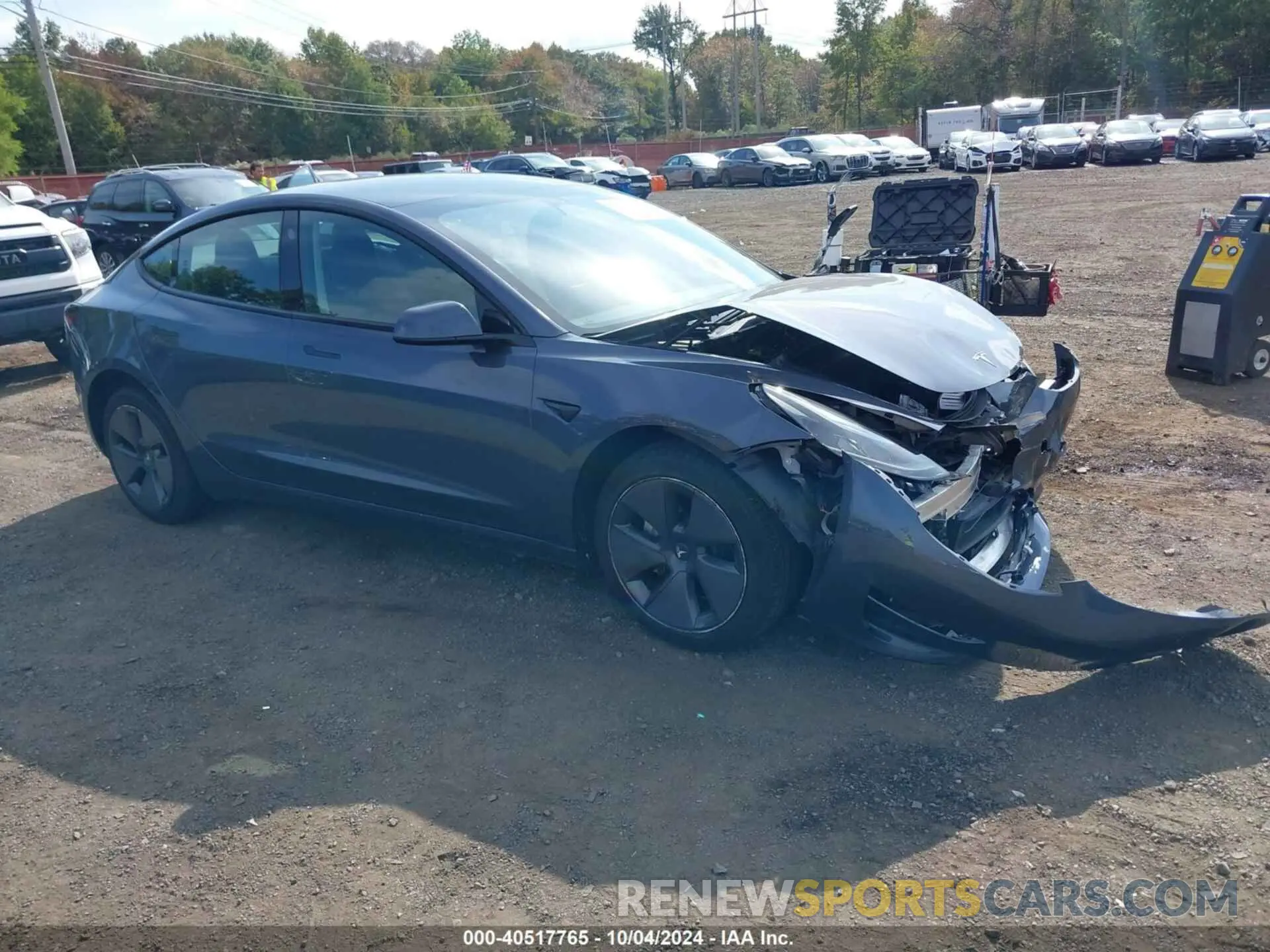 1 Photograph of a damaged car 5YJ3E1EA0PF470126 TESLA MODEL 3 2023