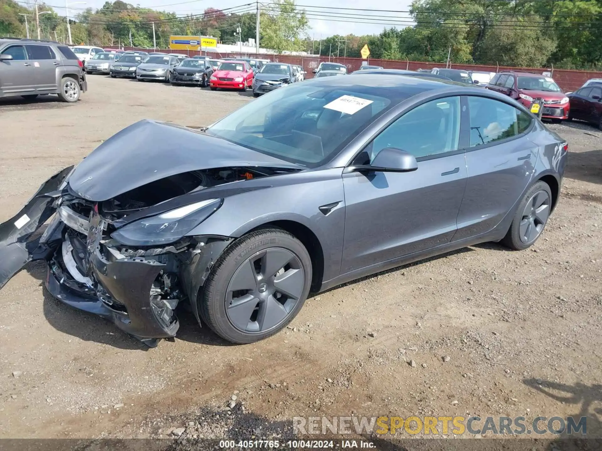 2 Photograph of a damaged car 5YJ3E1EA0PF470126 TESLA MODEL 3 2023