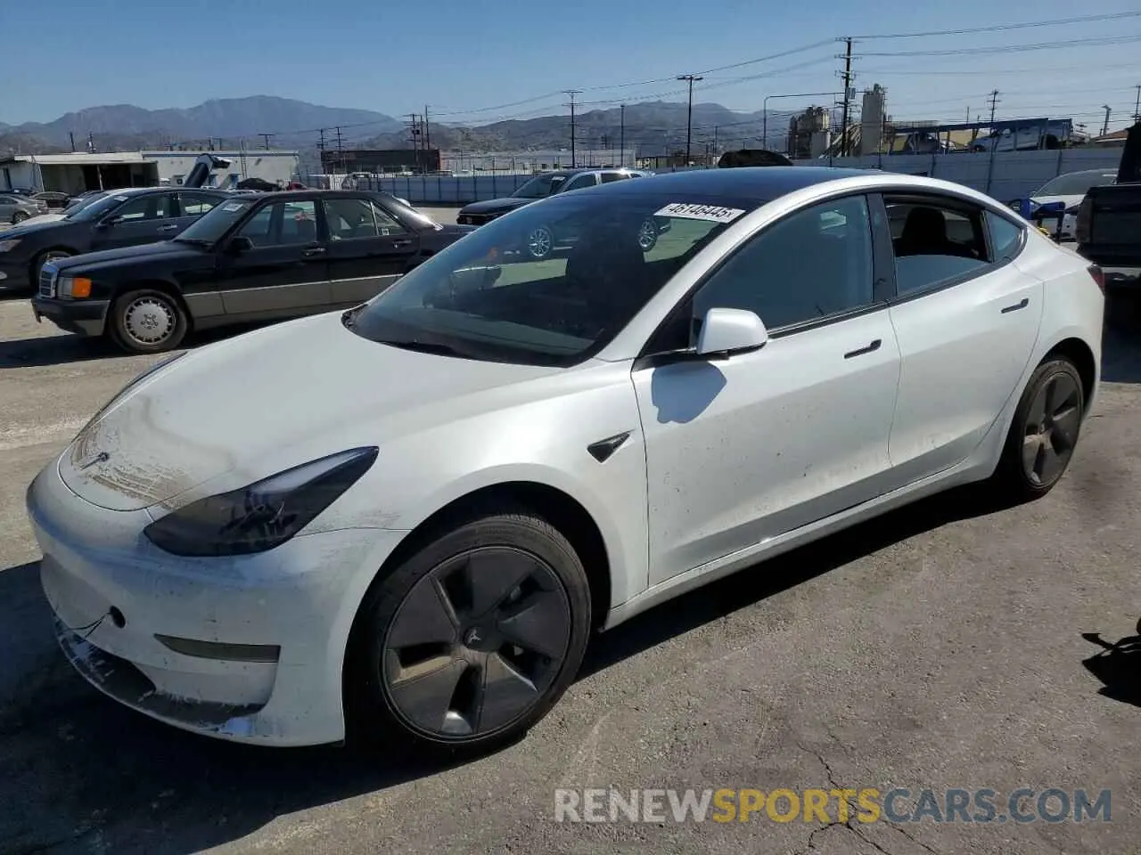 1 Photograph of a damaged car 5YJ3E1EA0PF475732 TESLA MODEL 3 2023