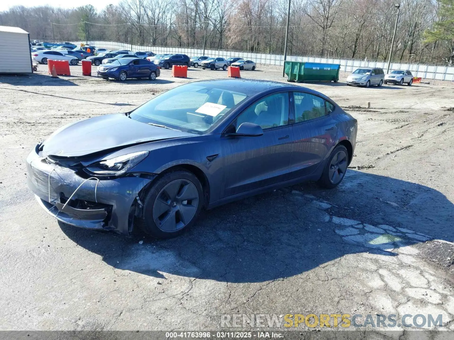 2 Фотография поврежденного автомобиля 5YJ3E1EA0PF485869 TESLA MODEL 3 2023