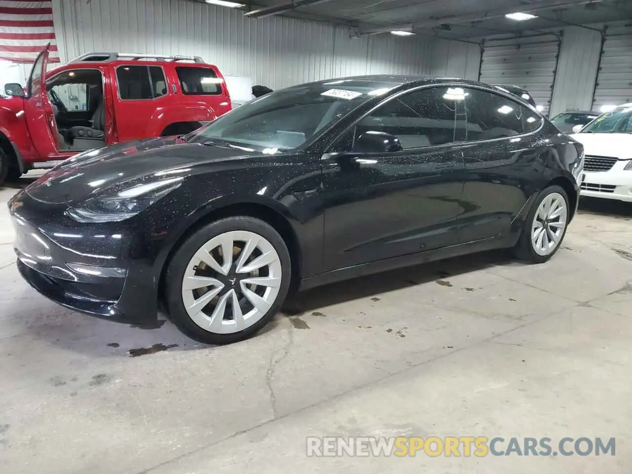 1 Photograph of a damaged car 5YJ3E1EA0PF490697 TESLA MODEL 3 2023