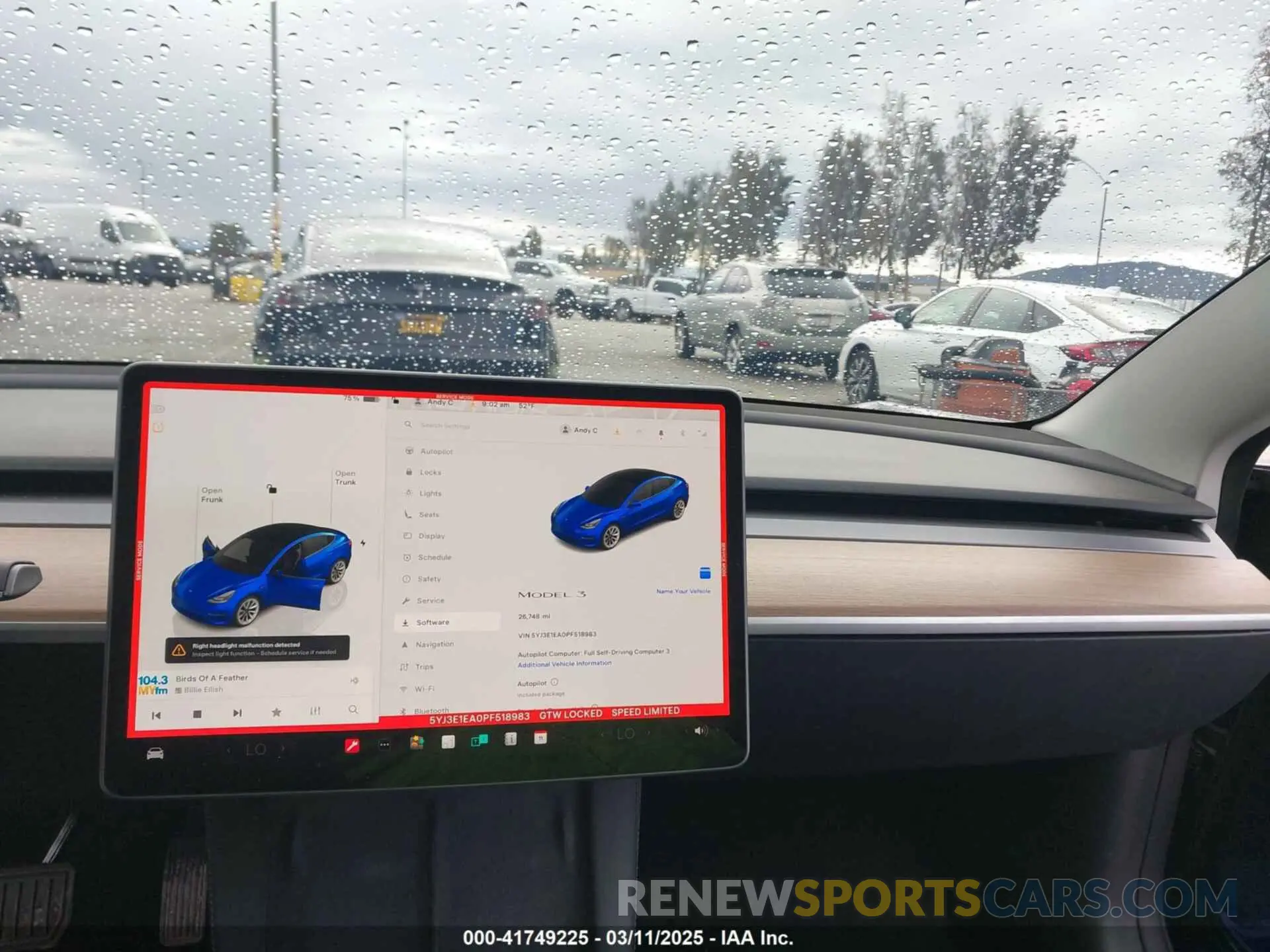 19 Фотография поврежденного автомобиля 5YJ3E1EA0PF518983 TESLA MODEL 3 2023