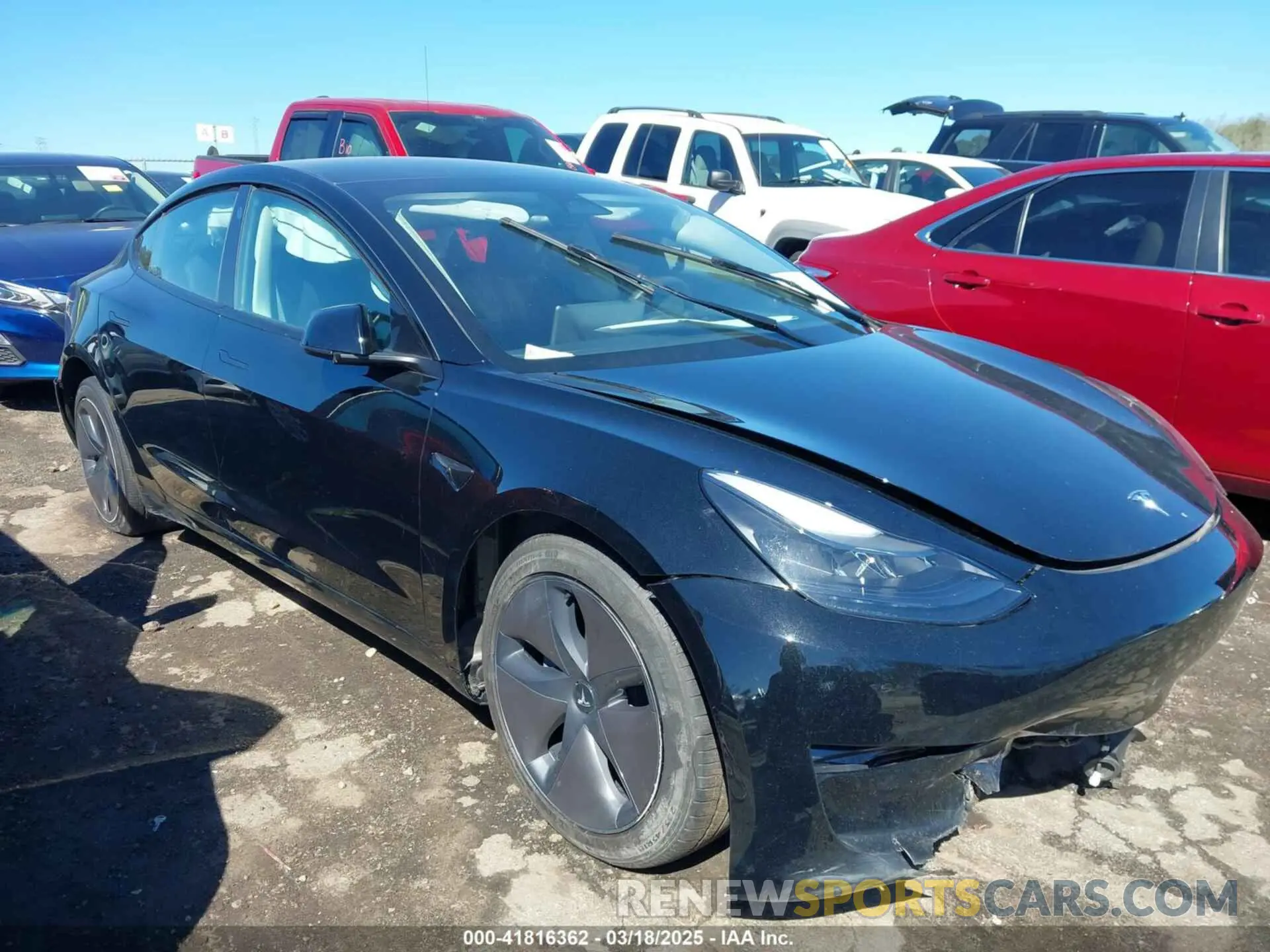 1 Фотография поврежденного автомобиля 5YJ3E1EA0PF546332 TESLA MODEL 3 2023
