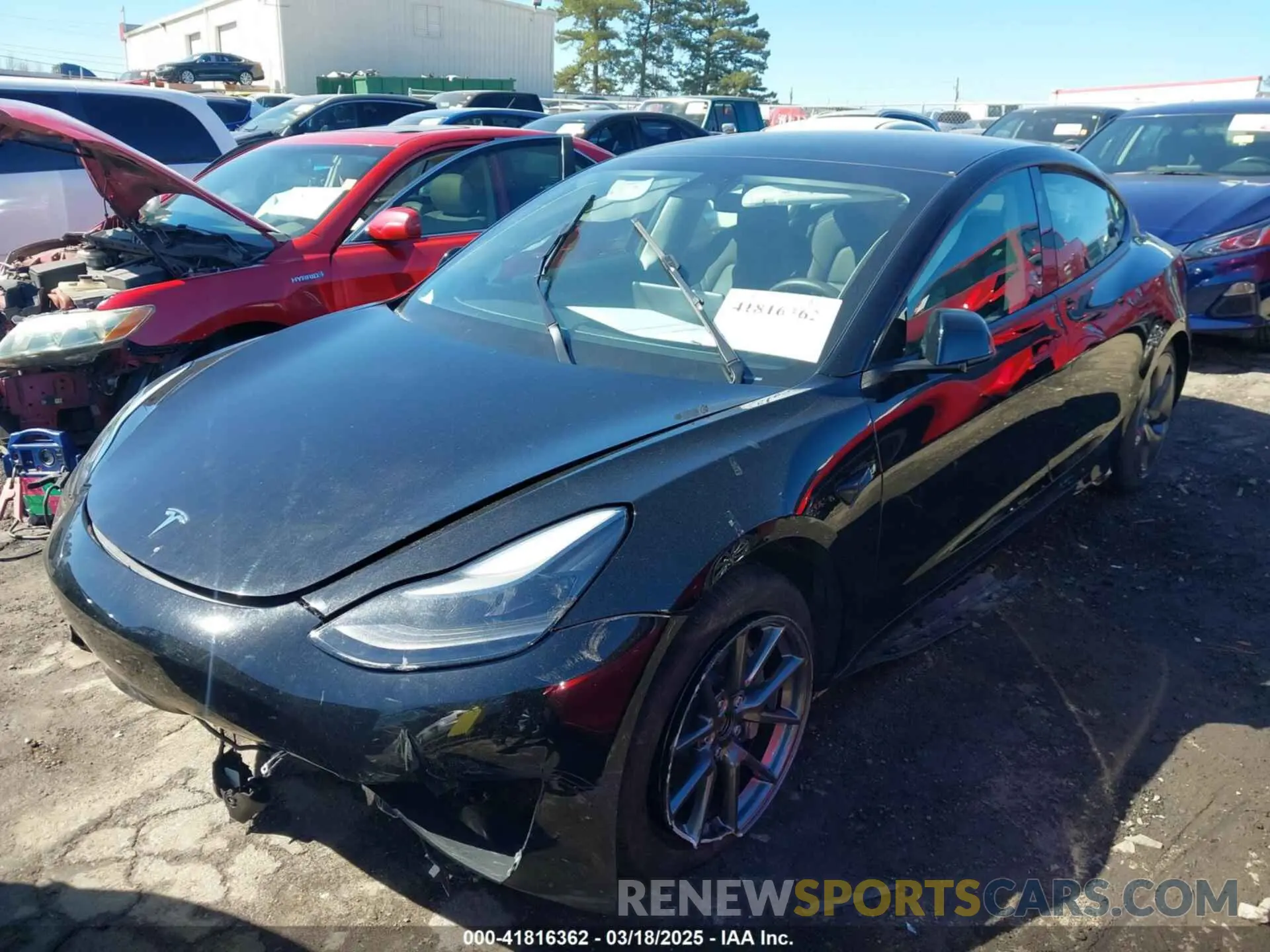 2 Фотография поврежденного автомобиля 5YJ3E1EA0PF546332 TESLA MODEL 3 2023