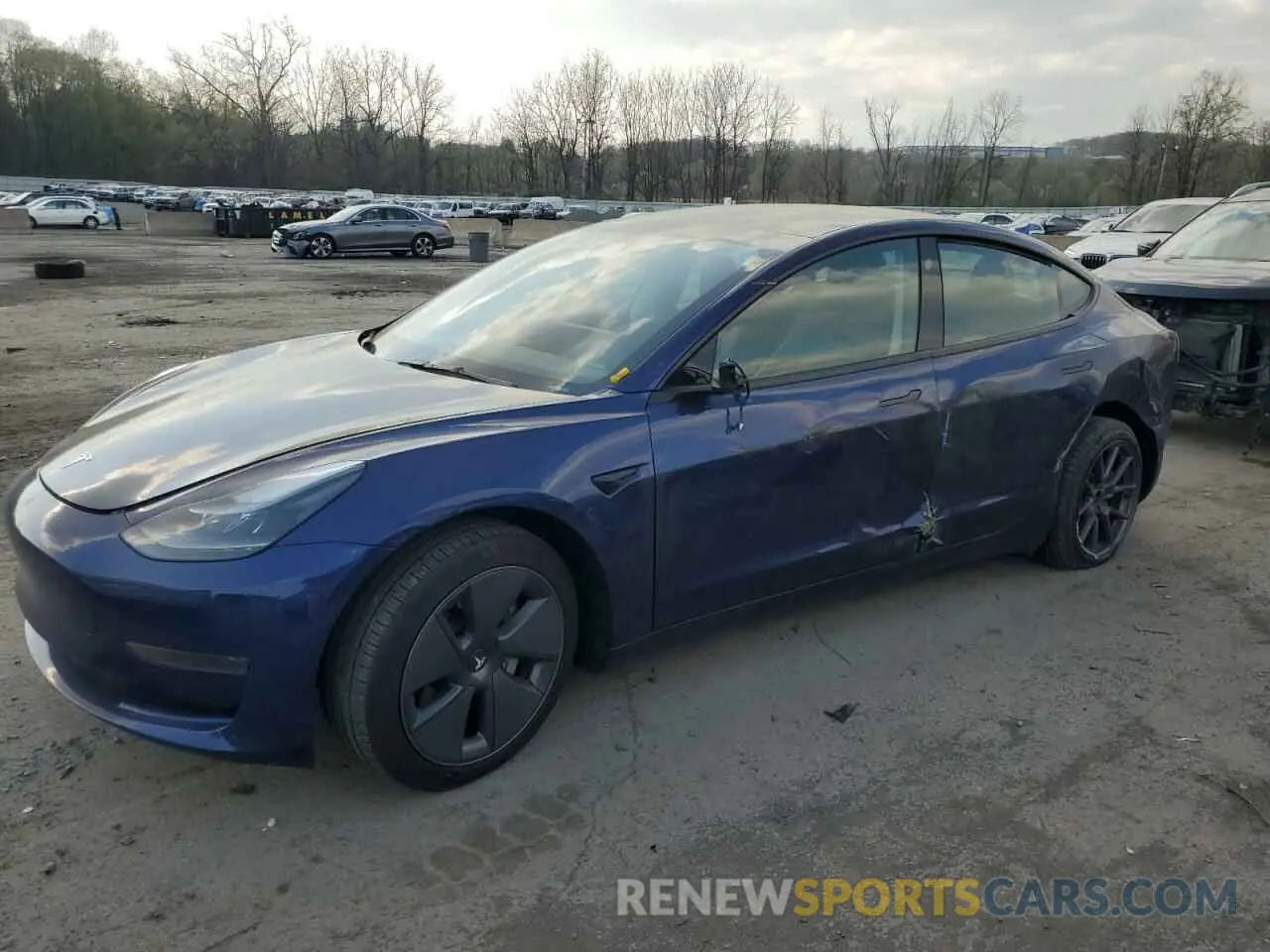 1 Фотография поврежденного автомобиля 5YJ3E1EA0PF550980 TESLA MODEL 3 2023