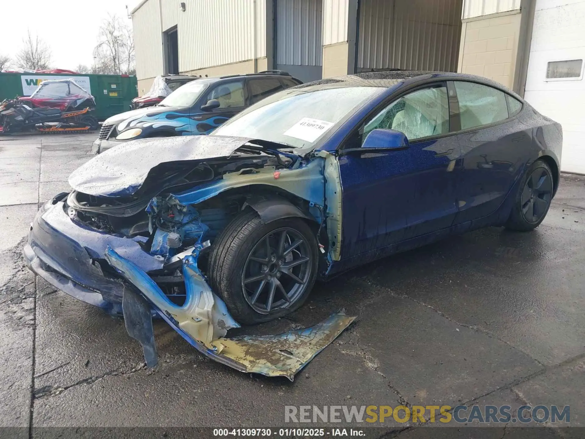 2 Photograph of a damaged car 5YJ3E1EA0PF551837 TESLA MODEL 3 2023