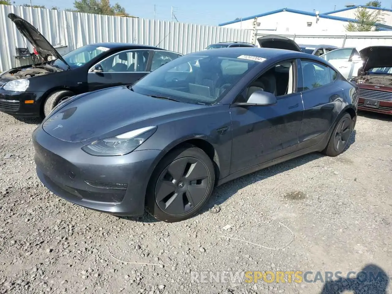 1 Photograph of a damaged car 5YJ3E1EA0PF556620 TESLA MODEL 3 2023