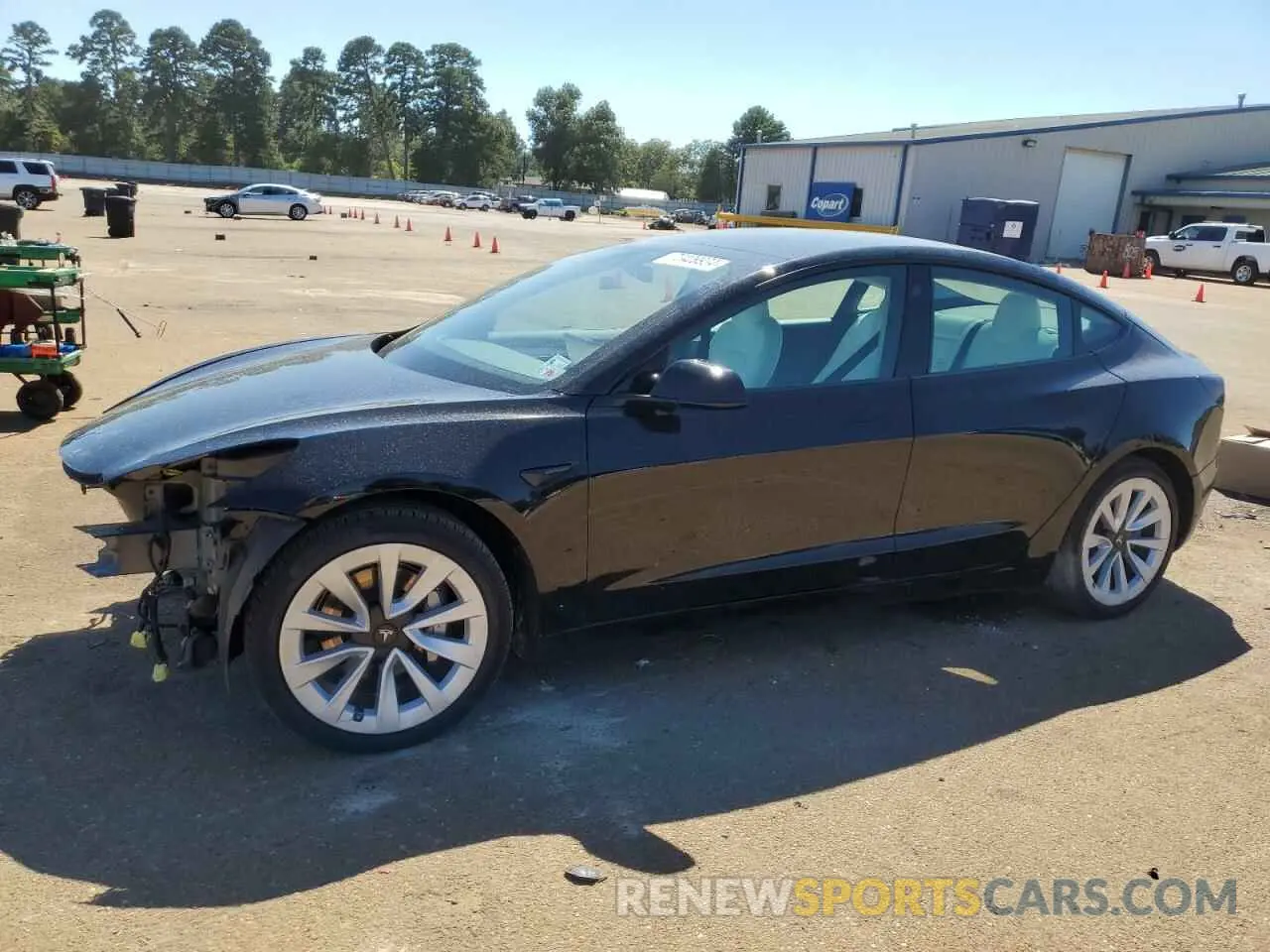 1 Photograph of a damaged car 5YJ3E1EA0PF563695 TESLA MODEL 3 2023