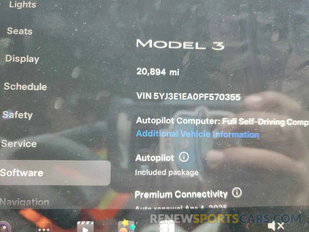 9 Photograph of a damaged car 5YJ3E1EA0PF570355 TESLA MODEL 3 2023