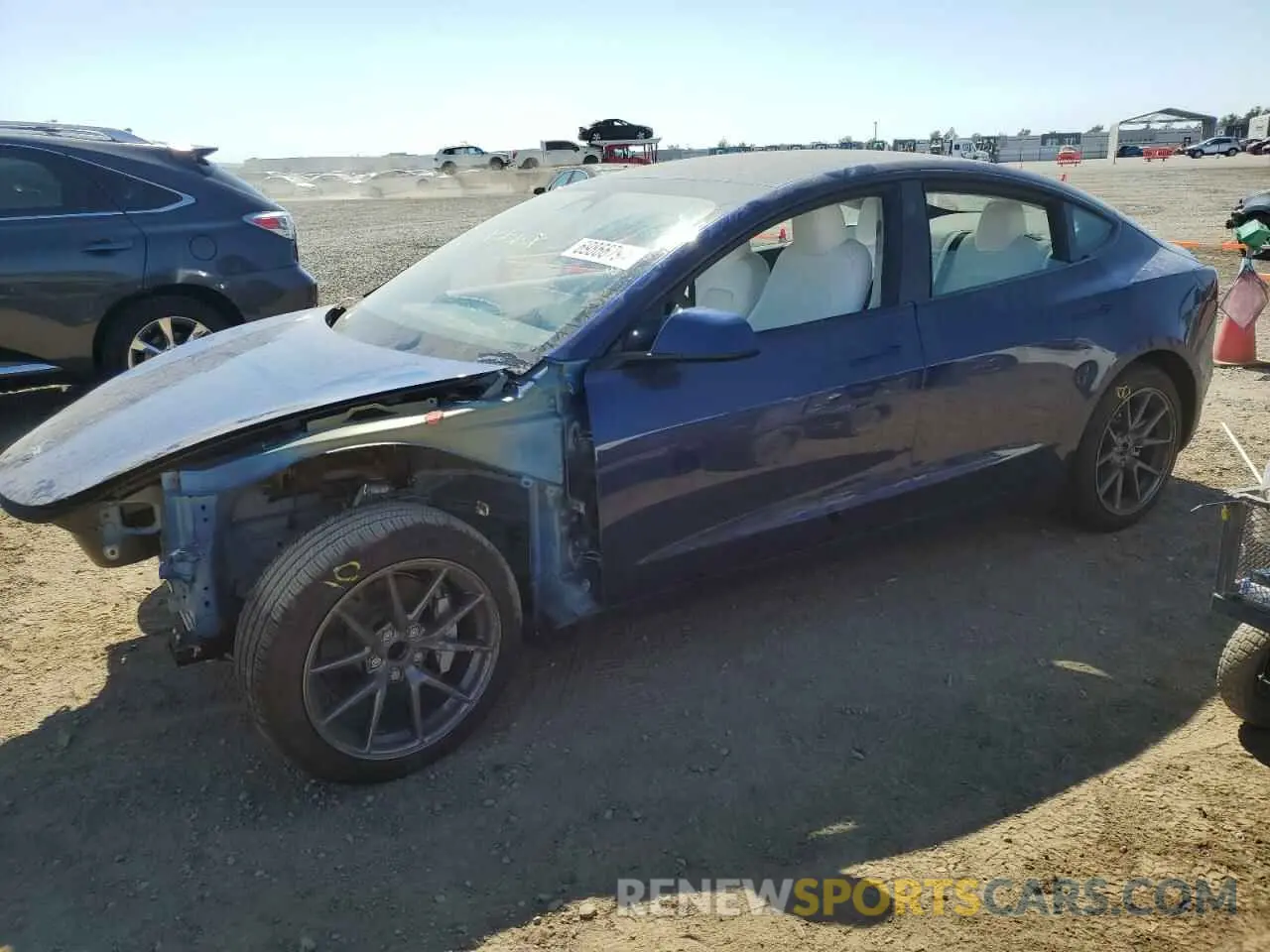 1 Photograph of a damaged car 5YJ3E1EA0PF574292 TESLA MODEL 3 2023