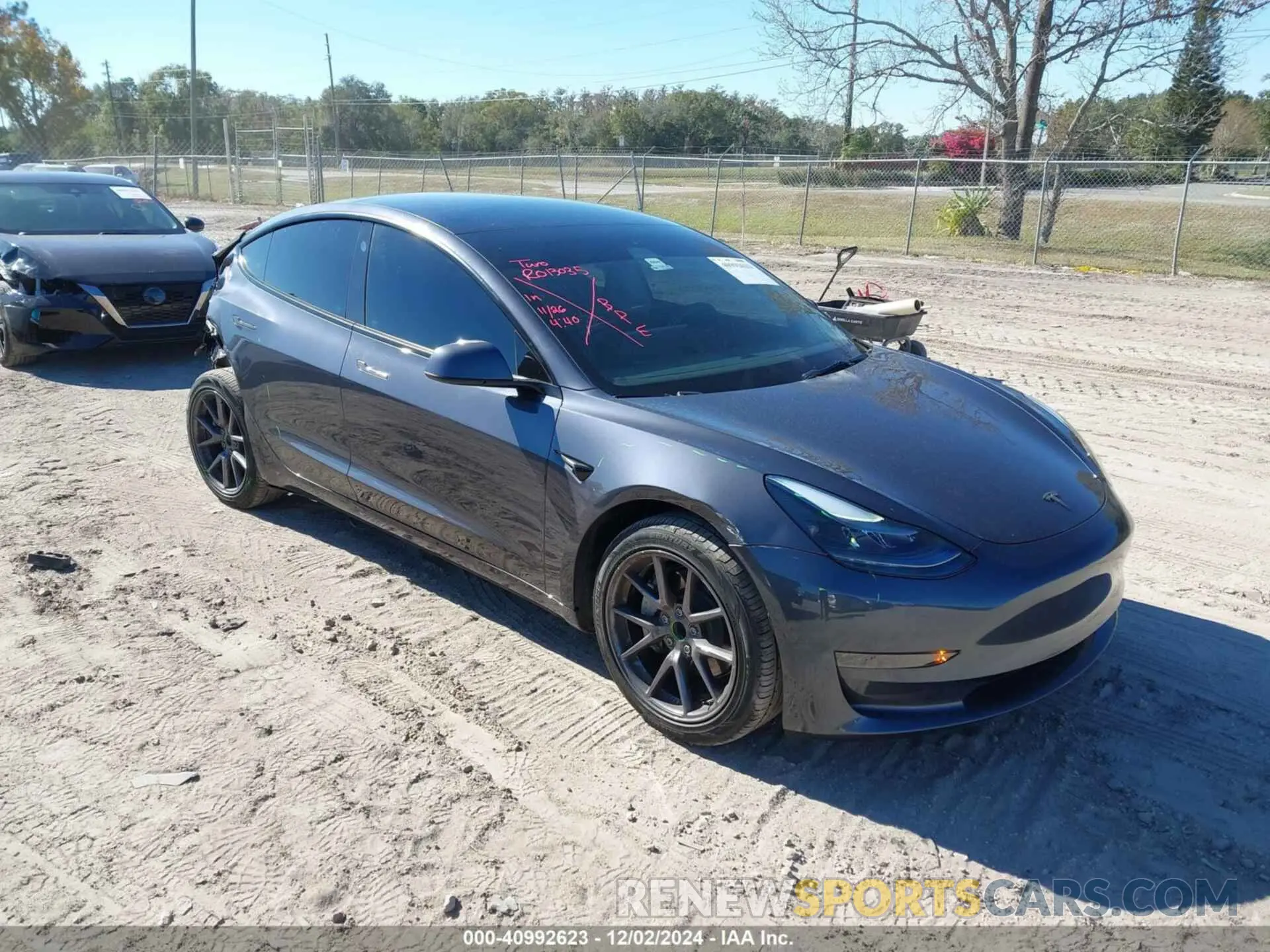 1 Photograph of a damaged car 5YJ3E1EA0PF583087 TESLA MODEL 3 2023