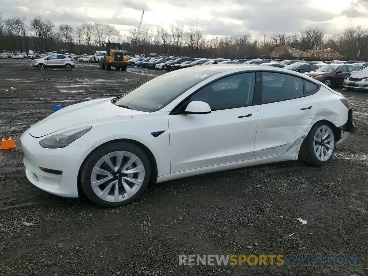 1 Photograph of a damaged car 5YJ3E1EA0PF583476 TESLA MODEL 3 2023