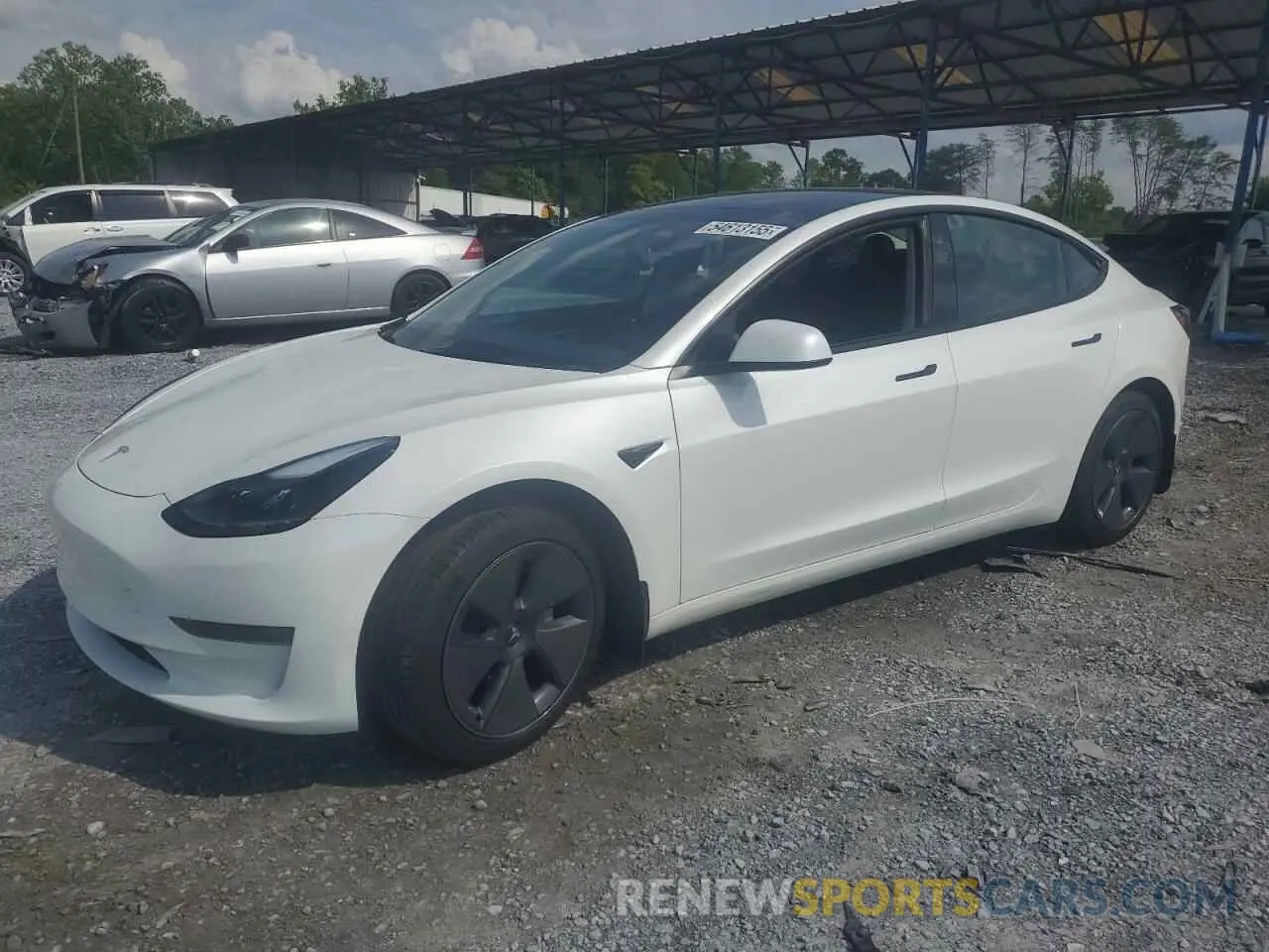 1 Фотография поврежденного автомобиля 5YJ3E1EA0PF584093 TESLA MODEL 3 2023