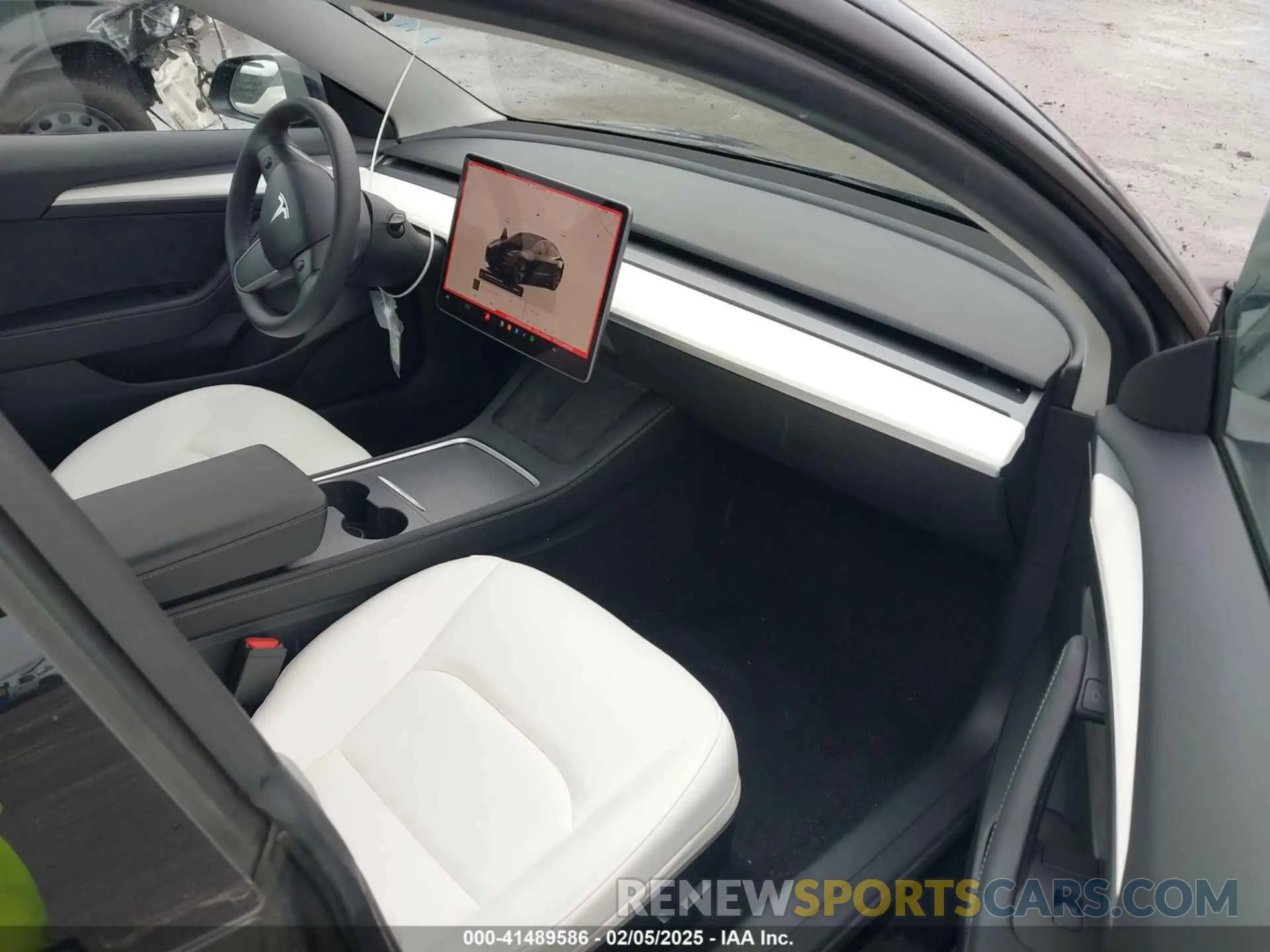 5 Фотография поврежденного автомобиля 5YJ3E1EA0PF587656 TESLA MODEL 3 2023