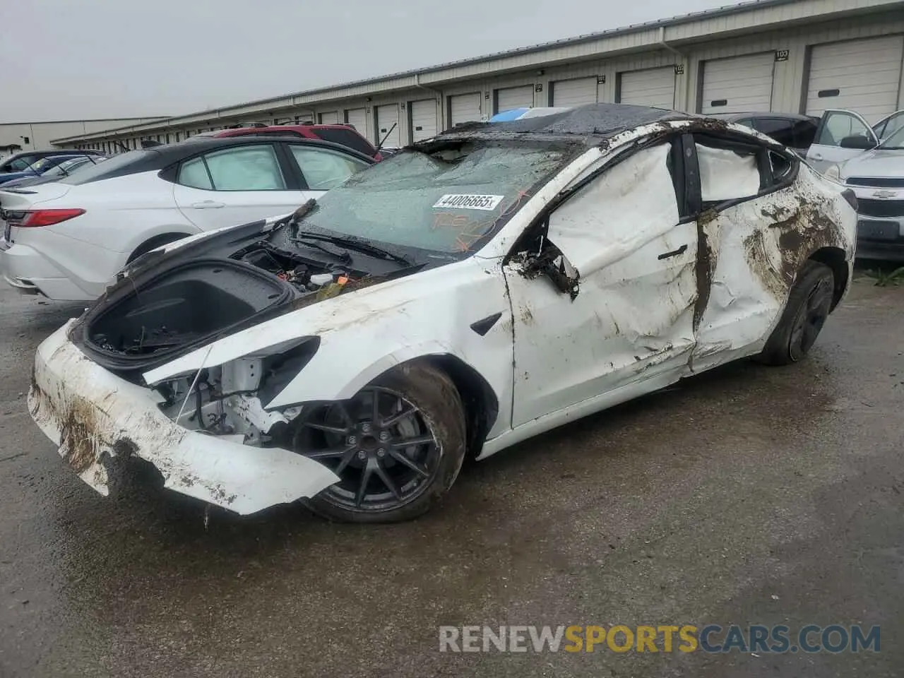 1 Photograph of a damaged car 5YJ3E1EA0PF591304 TESLA MODEL 3 2023