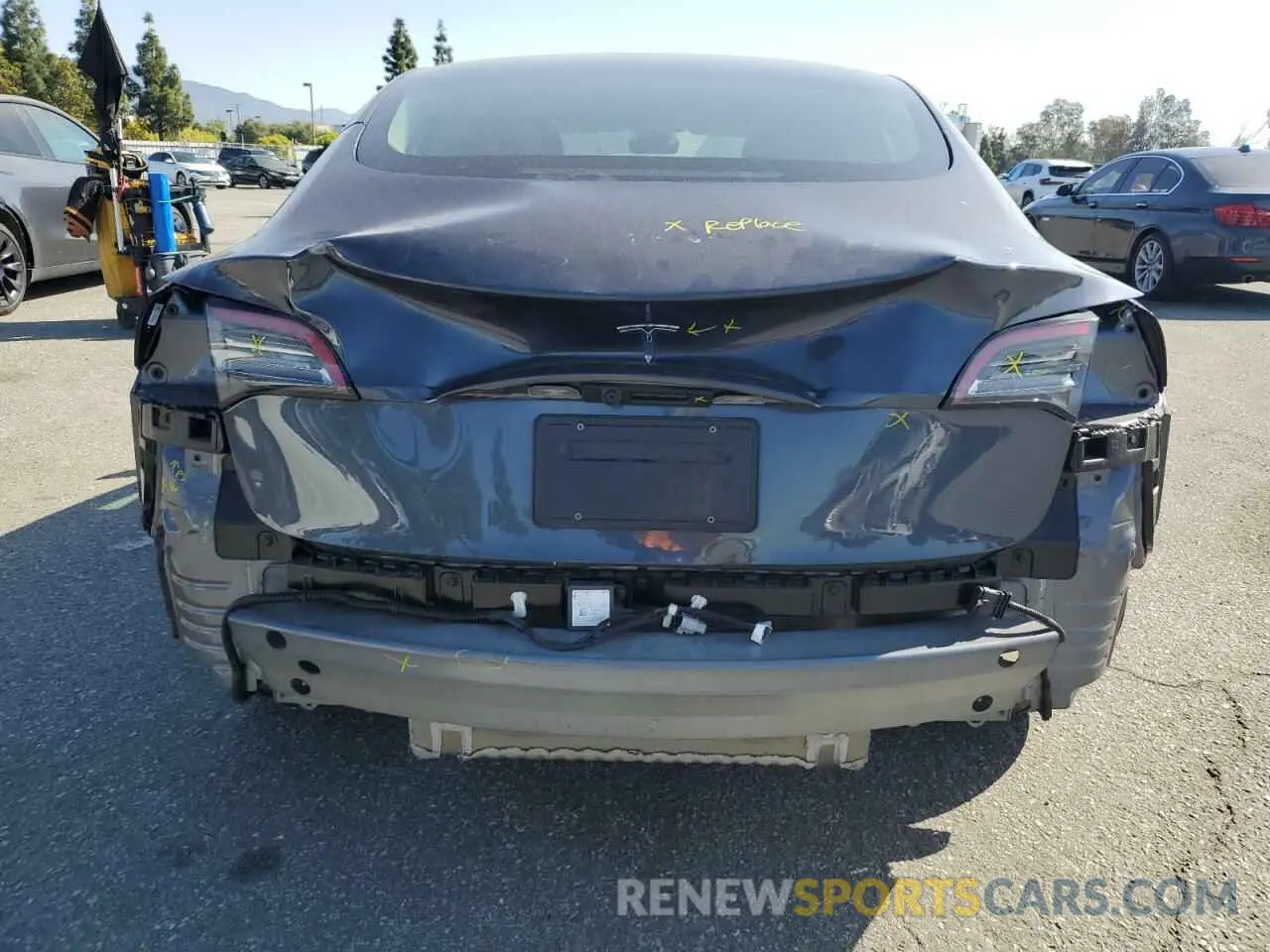 6 Фотография поврежденного автомобиля 5YJ3E1EA0PF619439 TESLA MODEL 3 2023