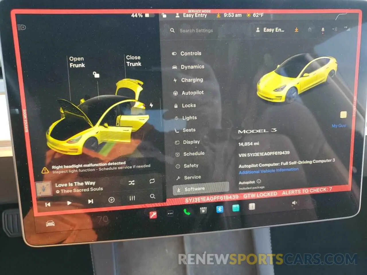 9 Фотография поврежденного автомобиля 5YJ3E1EA0PF619439 TESLA MODEL 3 2023