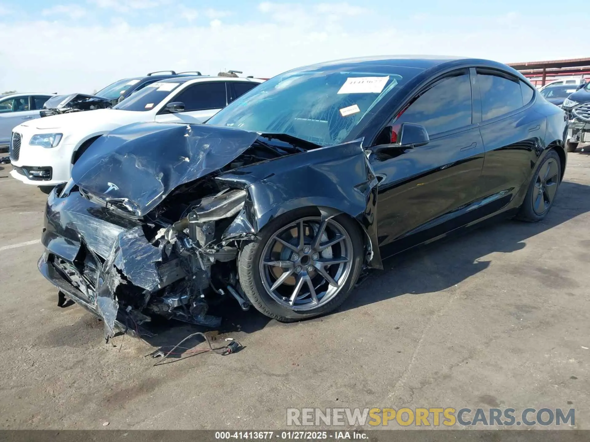 6 Фотография поврежденного автомобиля 5YJ3E1EA0PF627282 TESLA MODEL 3 2023