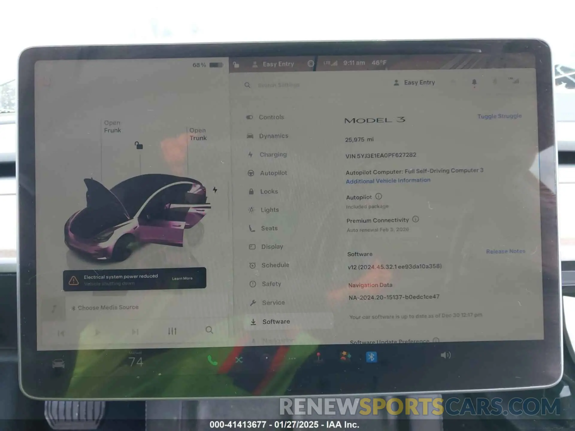7 Фотография поврежденного автомобиля 5YJ3E1EA0PF627282 TESLA MODEL 3 2023