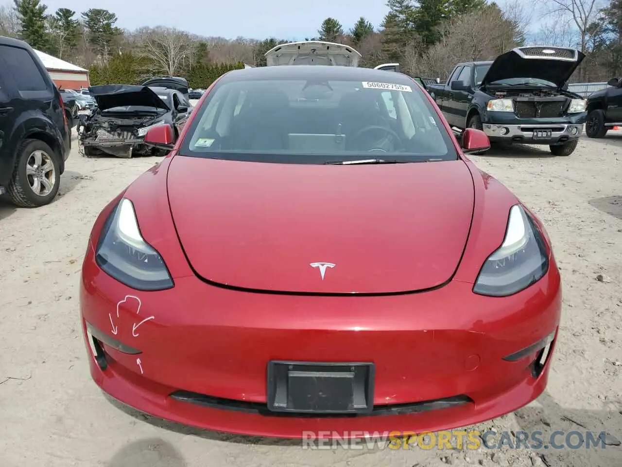 5 Photograph of a damaged car 5YJ3E1EA0PF655048 TESLA MODEL 3 2023