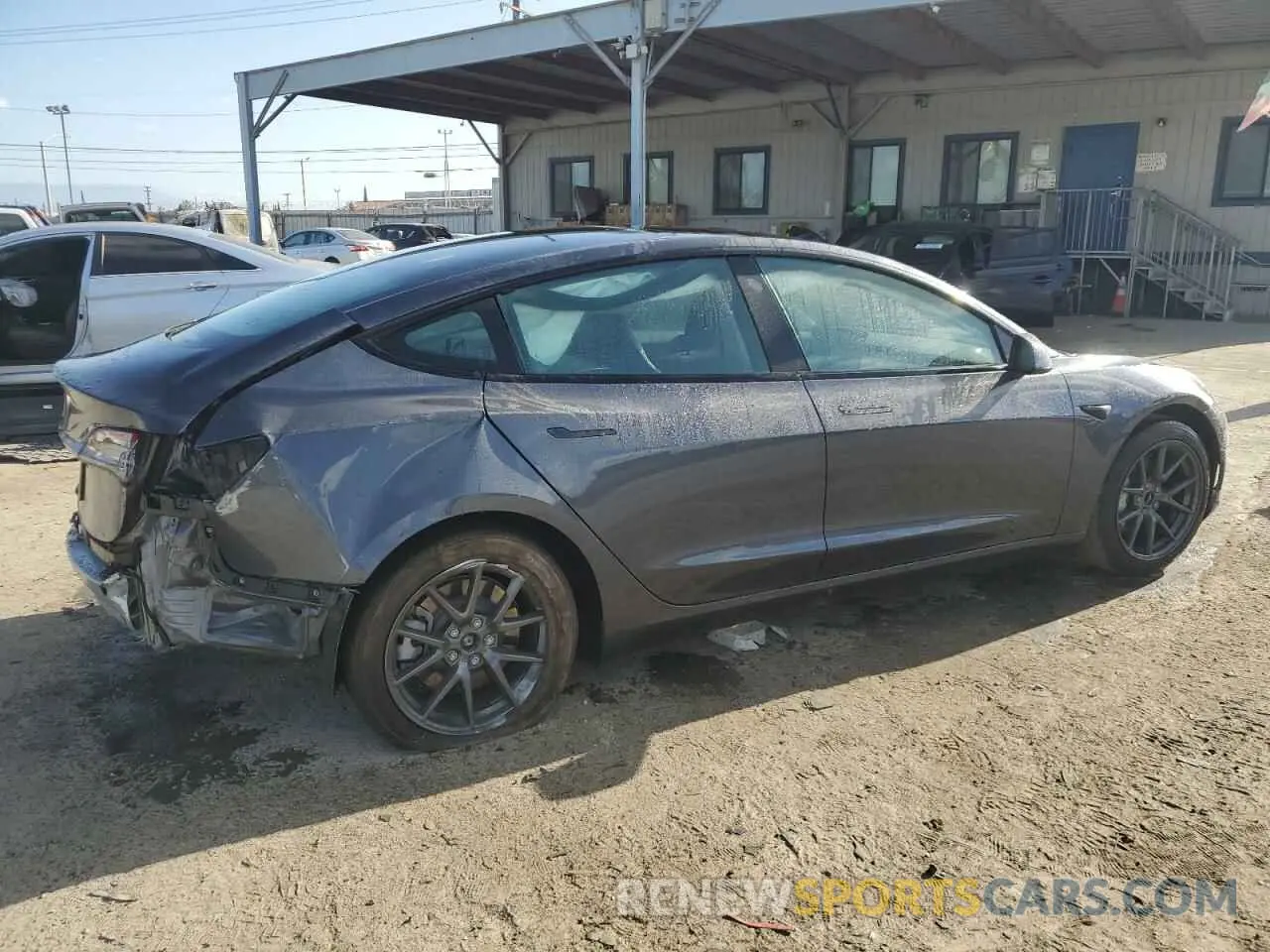 3 Photograph of a damaged car 5YJ3E1EA0PF675185 TESLA MODEL 3 2023