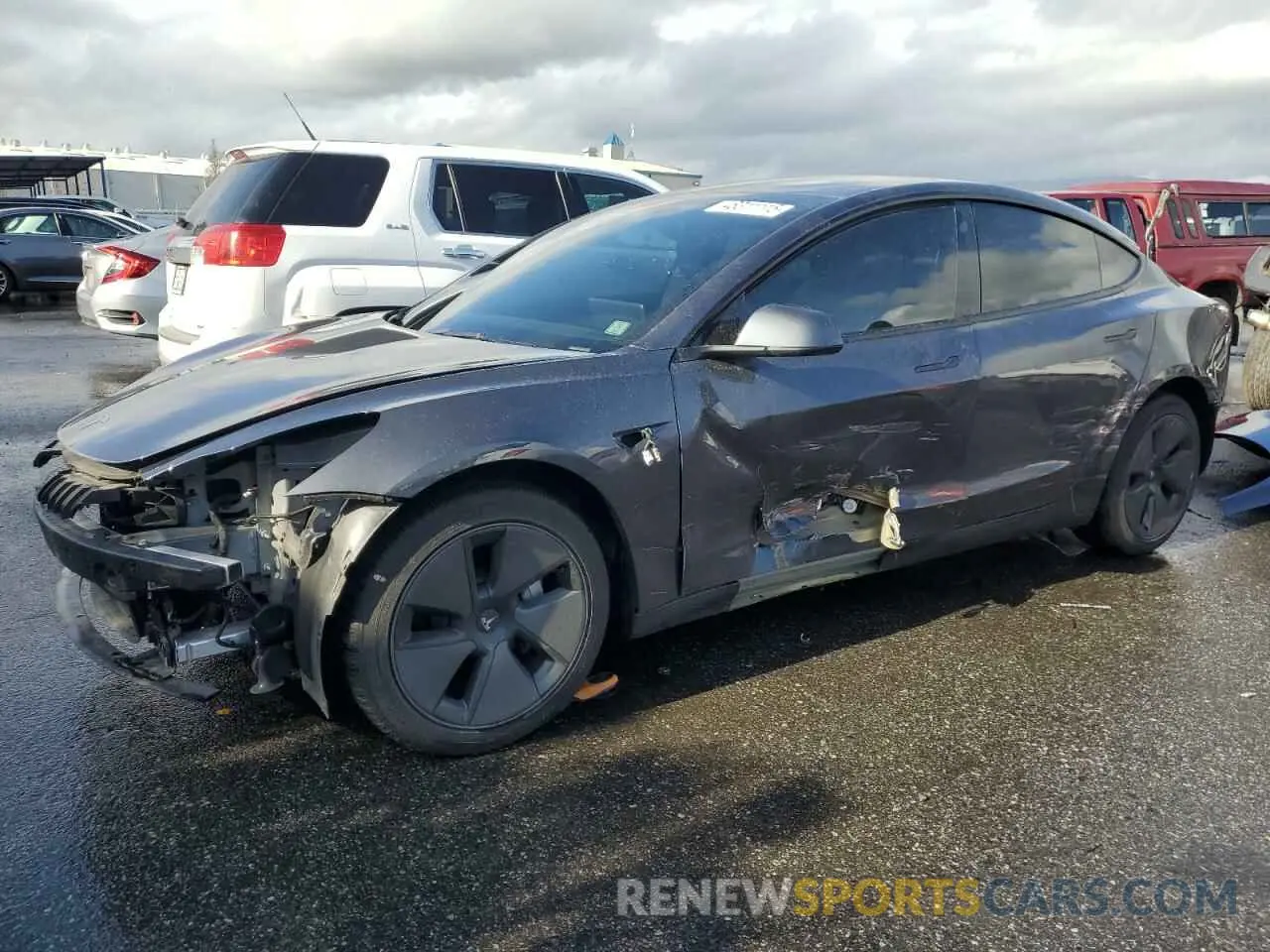 1 Фотография поврежденного автомобиля 5YJ3E1EA0PF677275 TESLA MODEL 3 2023