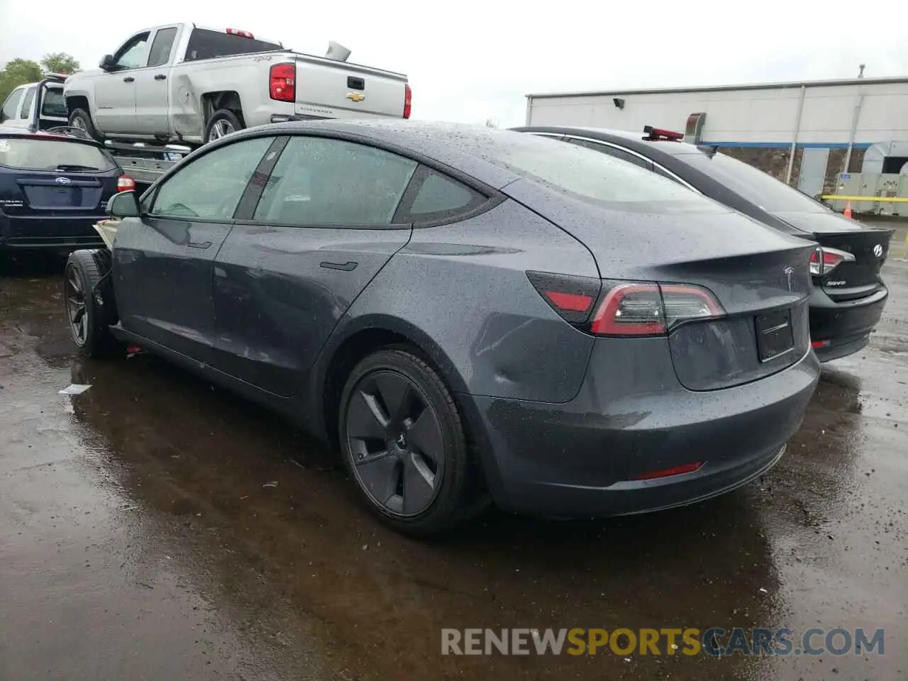 2 Photograph of a damaged car 5YJ3E1EA0PF683657 TESLA MODEL 3 2023