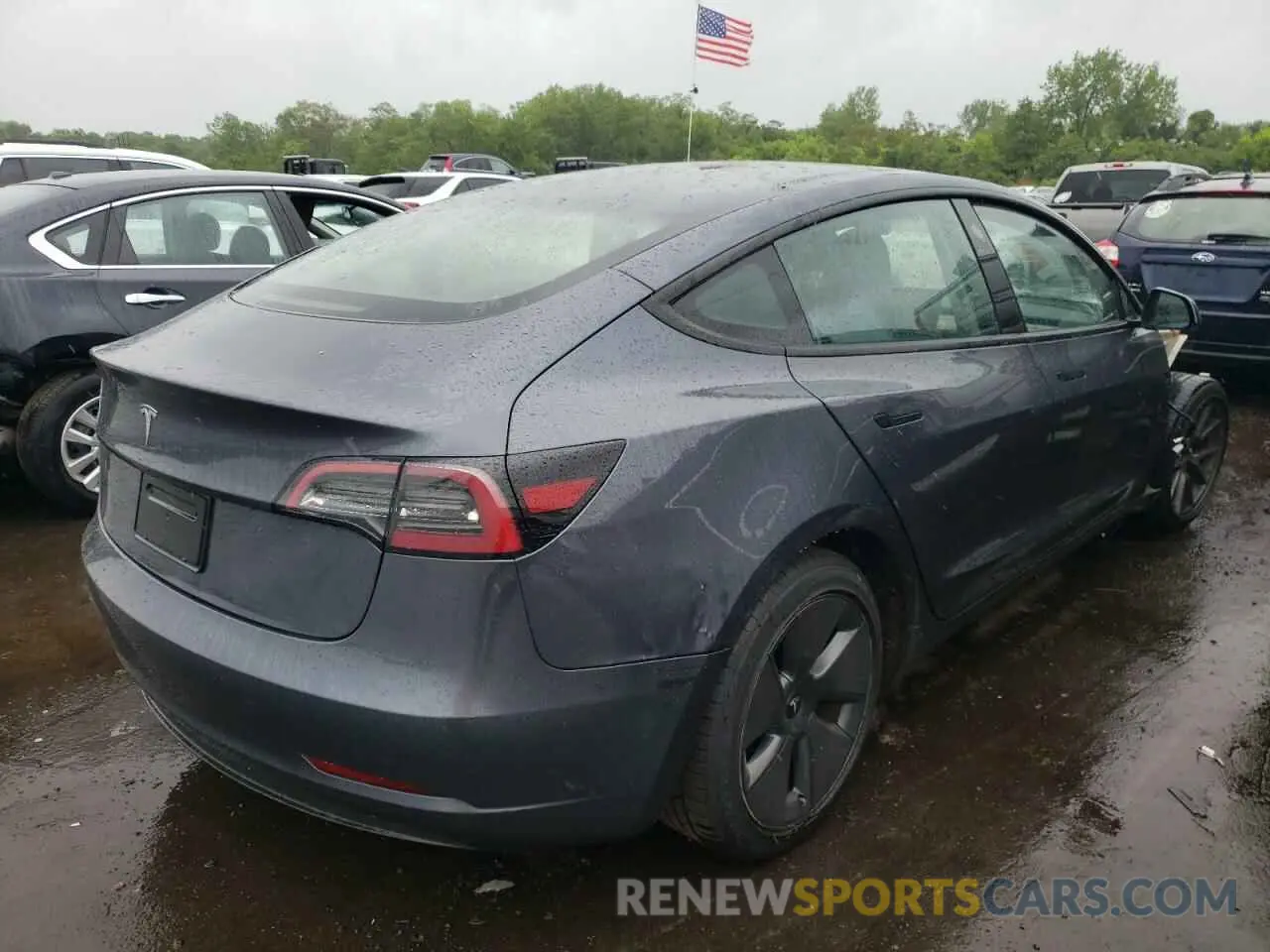 3 Photograph of a damaged car 5YJ3E1EA0PF683657 TESLA MODEL 3 2023