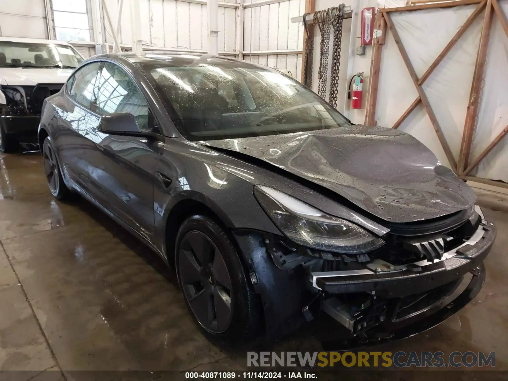 1 Photograph of a damaged car 5YJ3E1EA0PF698028 TESLA MODEL 3 2023