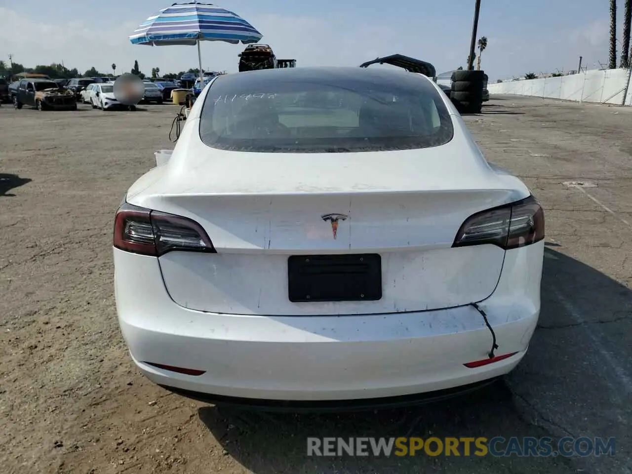6 Photograph of a damaged car 5YJ3E1EA1PF403602 TESLA MODEL 3 2023