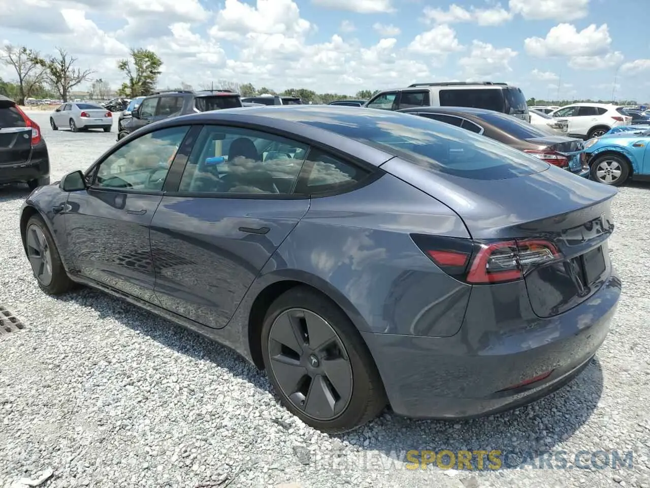 2 Photograph of a damaged car 5YJ3E1EA1PF407231 TESLA MODEL 3 2023