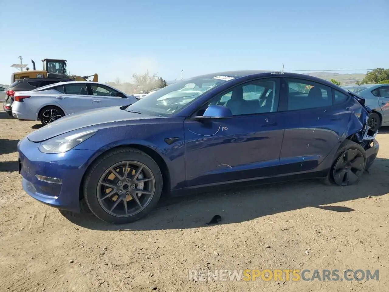 1 Photograph of a damaged car 5YJ3E1EA1PF422392 TESLA MODEL 3 2023