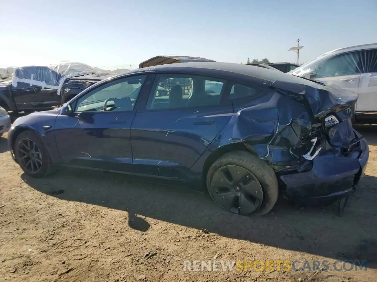 2 Photograph of a damaged car 5YJ3E1EA1PF422392 TESLA MODEL 3 2023
