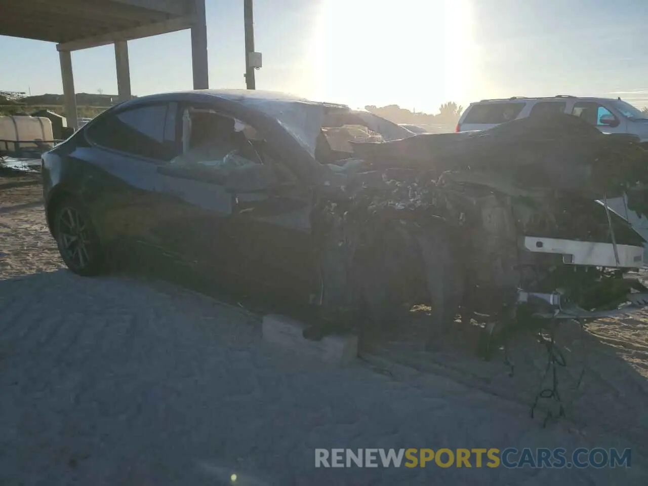 4 Photograph of a damaged car 5YJ3E1EA1PF427088 TESLA MODEL 3 2023