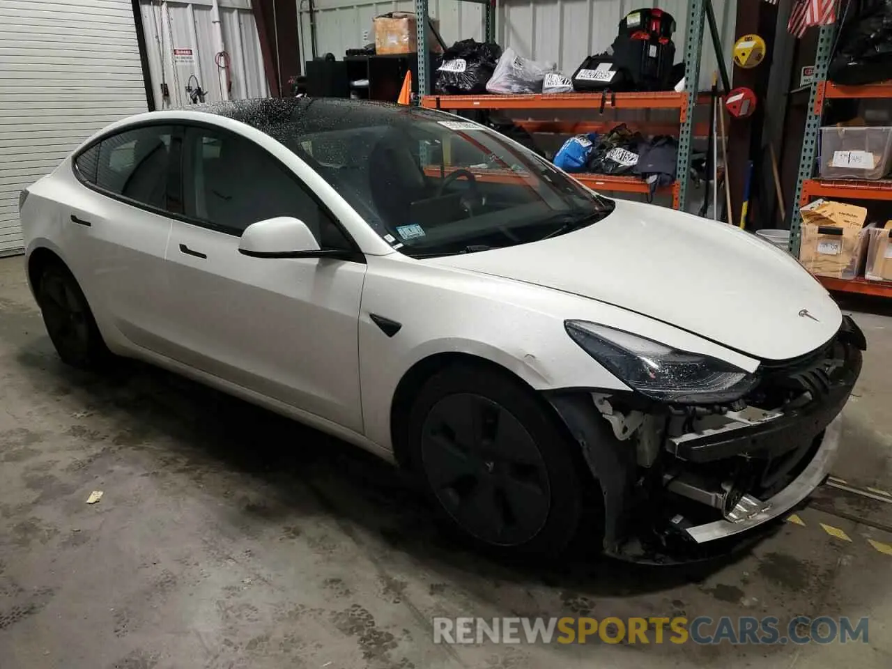4 Photograph of a damaged car 5YJ3E1EA1PF433506 TESLA MODEL 3 2023