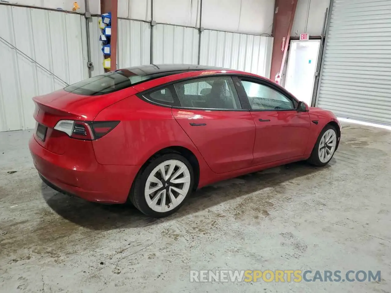 3 Photograph of a damaged car 5YJ3E1EA1PF433909 TESLA MODEL 3 2023